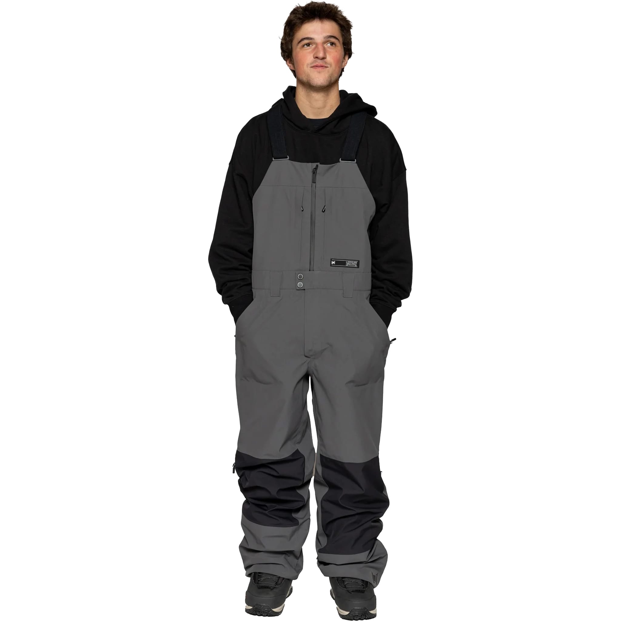 L1 Filmore Bib Carbon Black Mens Snowboard Pants