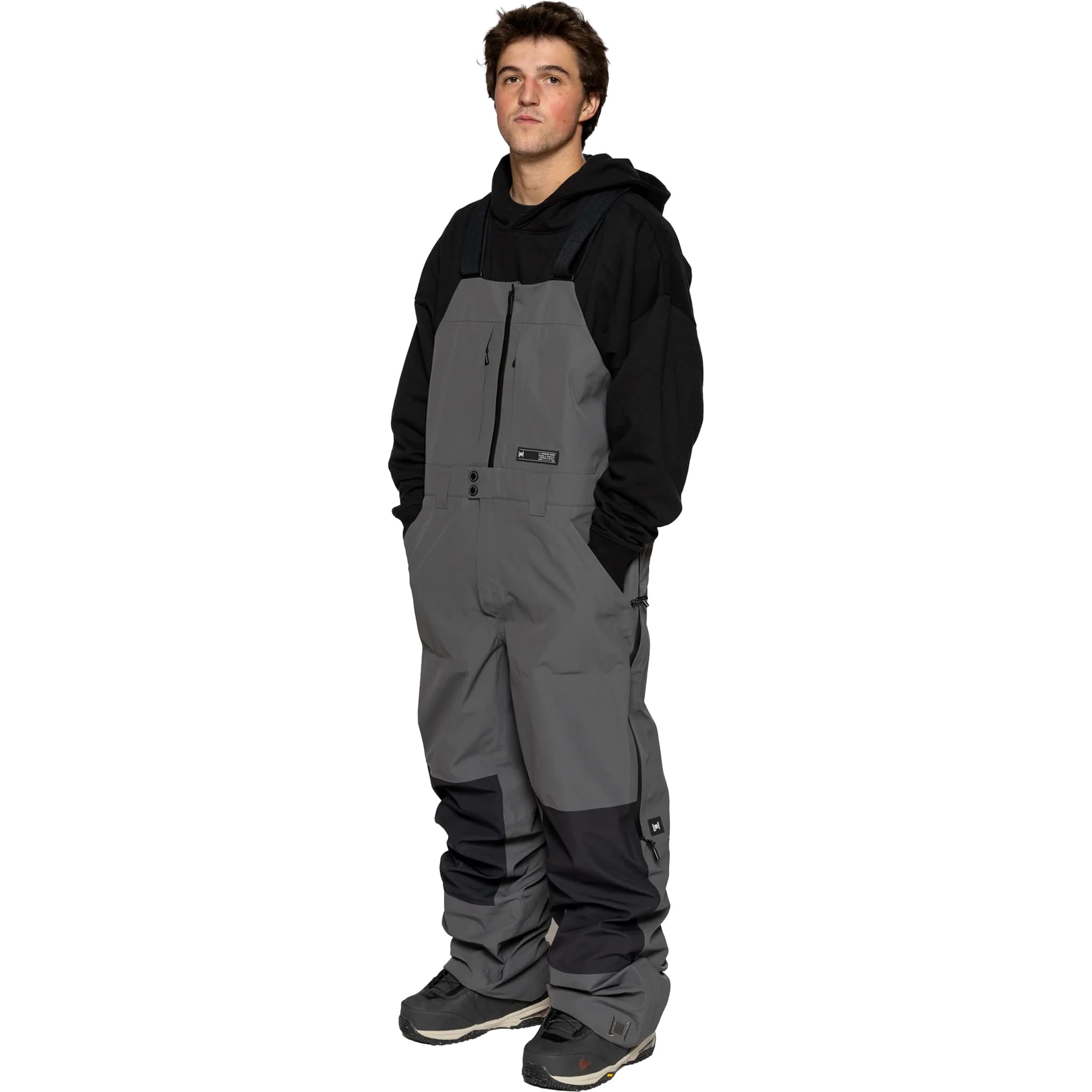 L1 Filmore Bib Carbon Black Mens Snowboard Pants