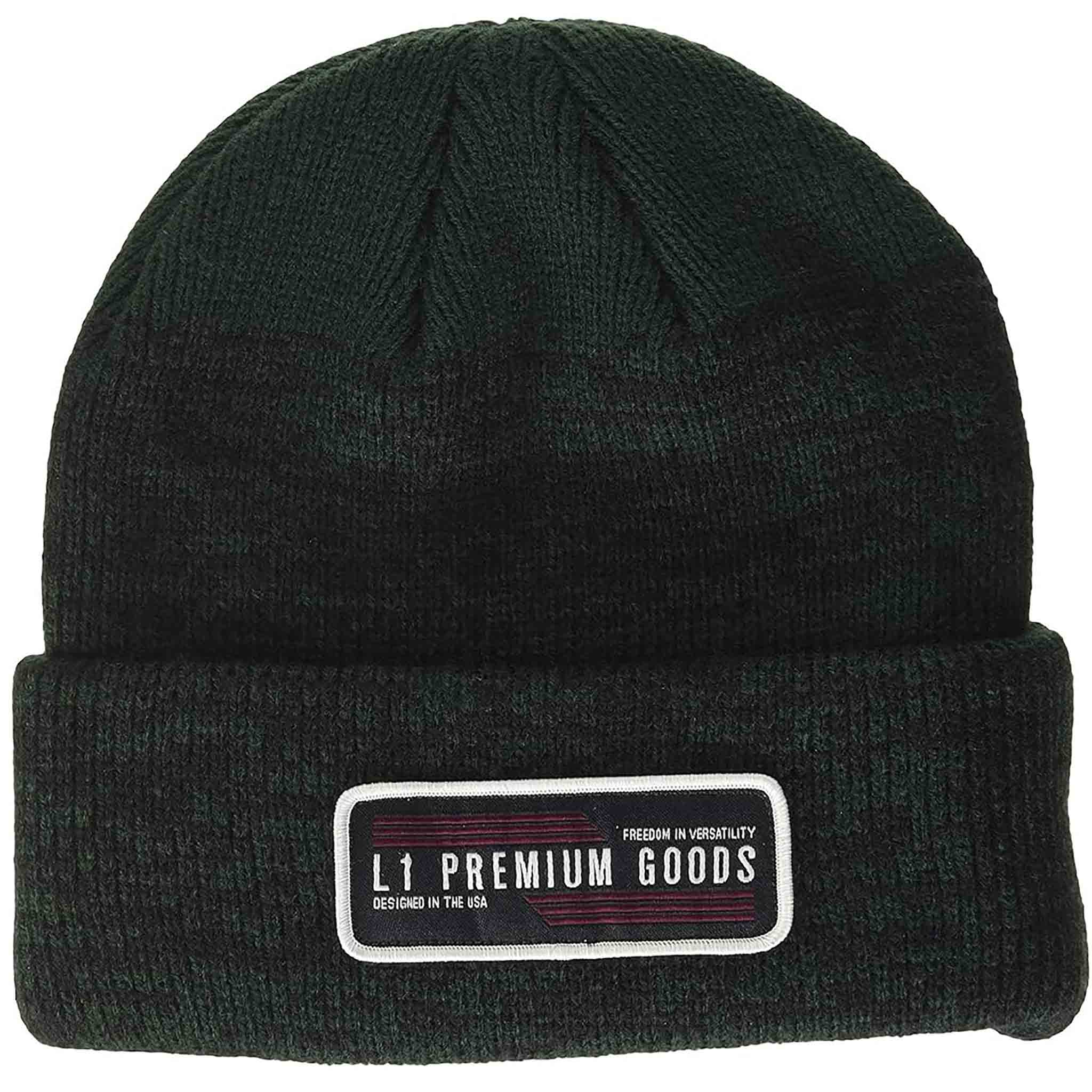 L1 Forefront Beanie Black Emerald Beanie