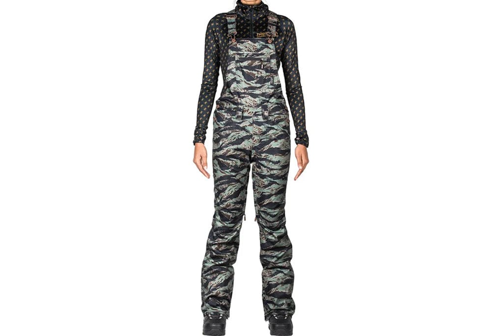 L1 Loretta Bib Tiger Camo Women's Snowboard Pants