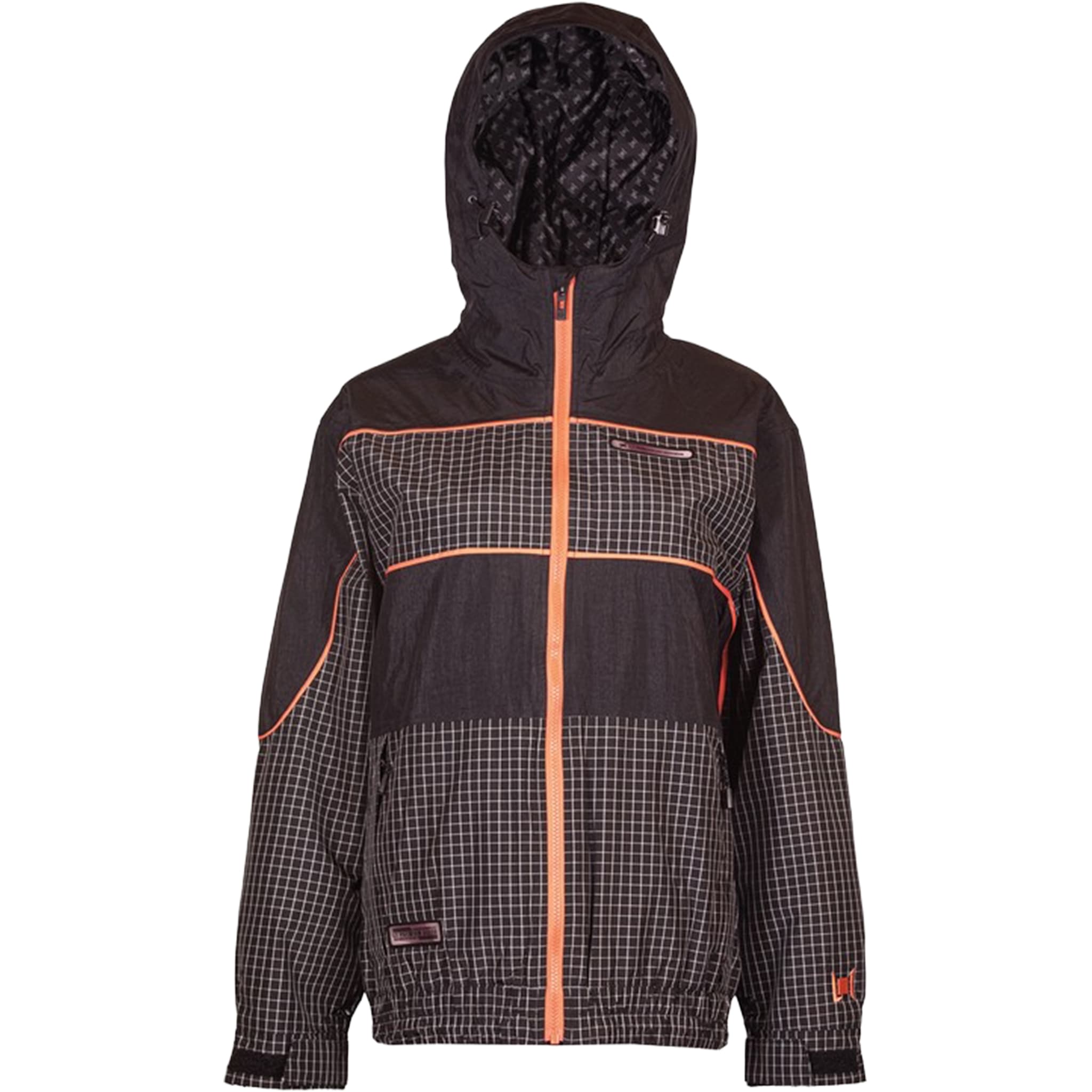 L1 Lovecat Jacket Black Check Black Coral Womens Snowboard Jackets