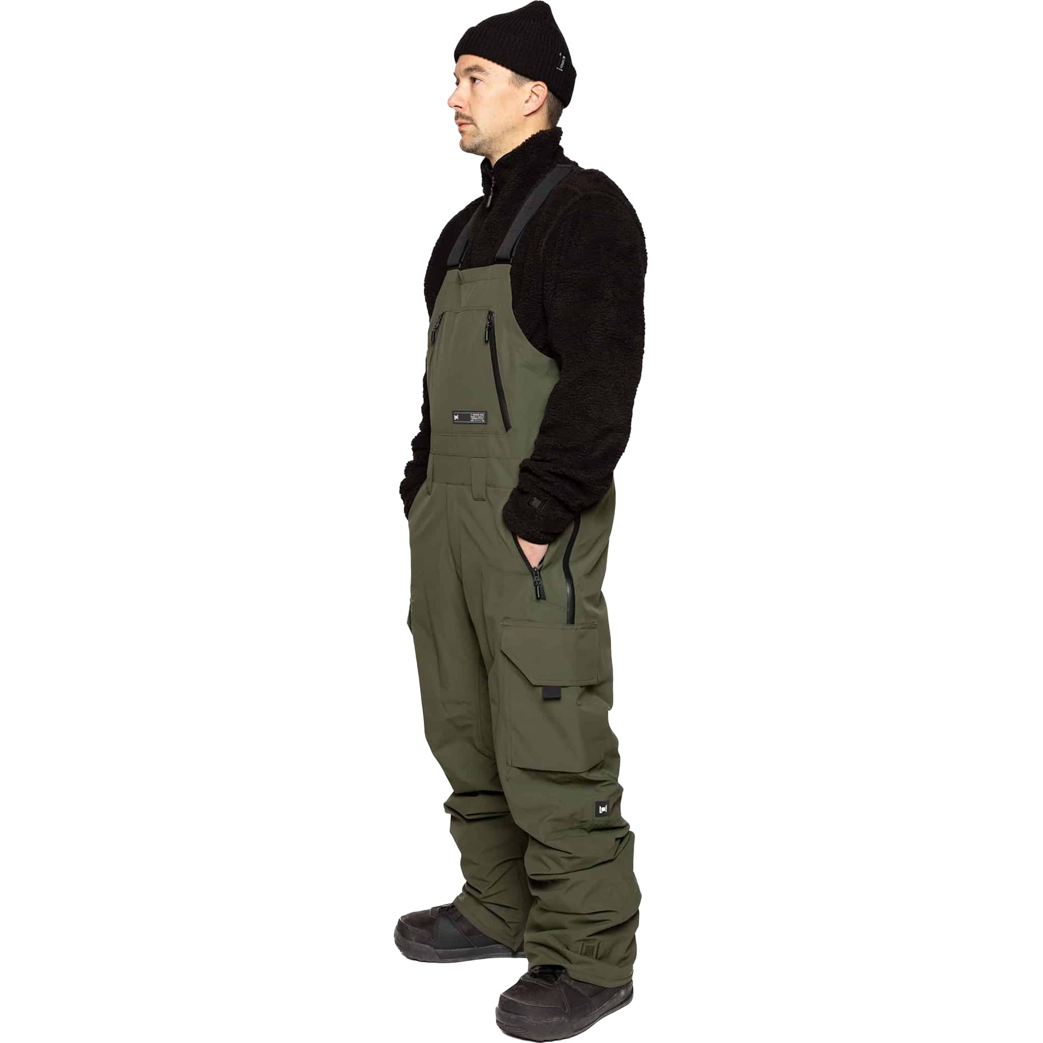 L1 Sentinal Bib Forest Night Mens Snowboard Pants