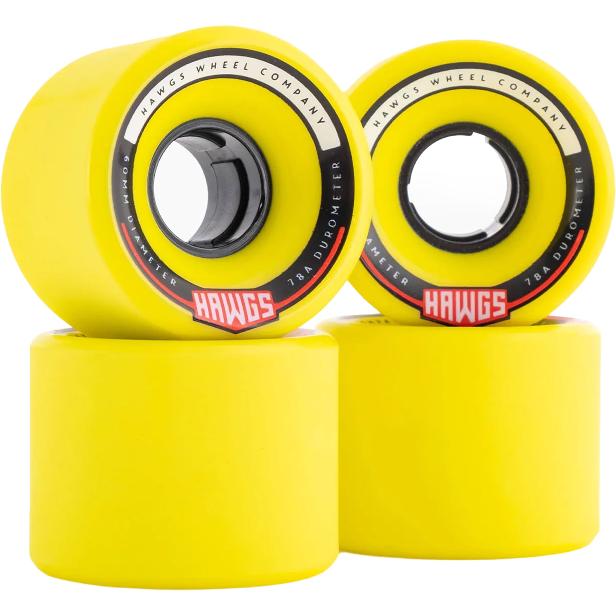 Landyachtz Chubby Hawgs Flat Banana 60mm Cruiser Wheels Longboard Parts