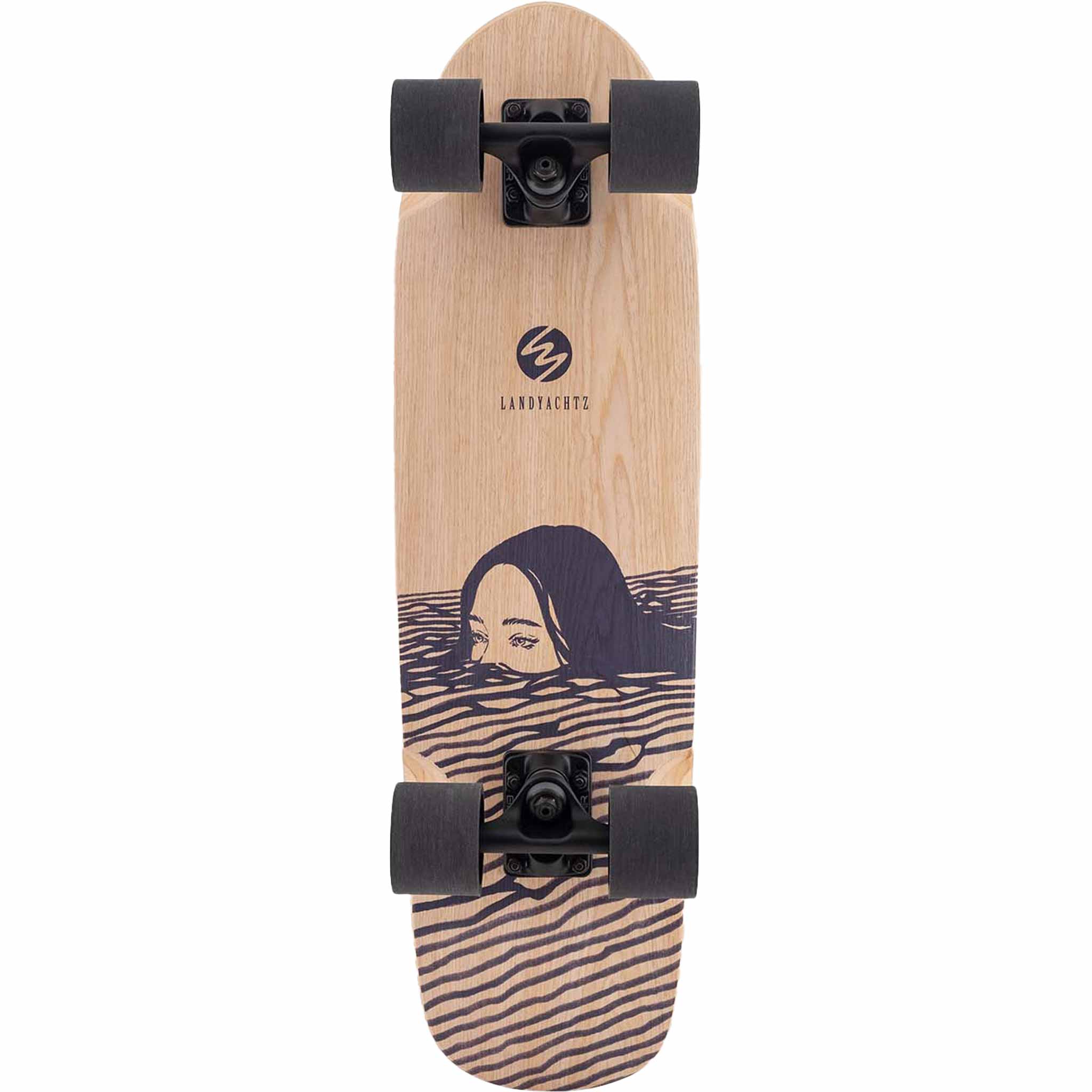 Landyachtz Dinghy Classic Fender Midnight Dip 28.5" Skateboard Complete Skateboard Complete