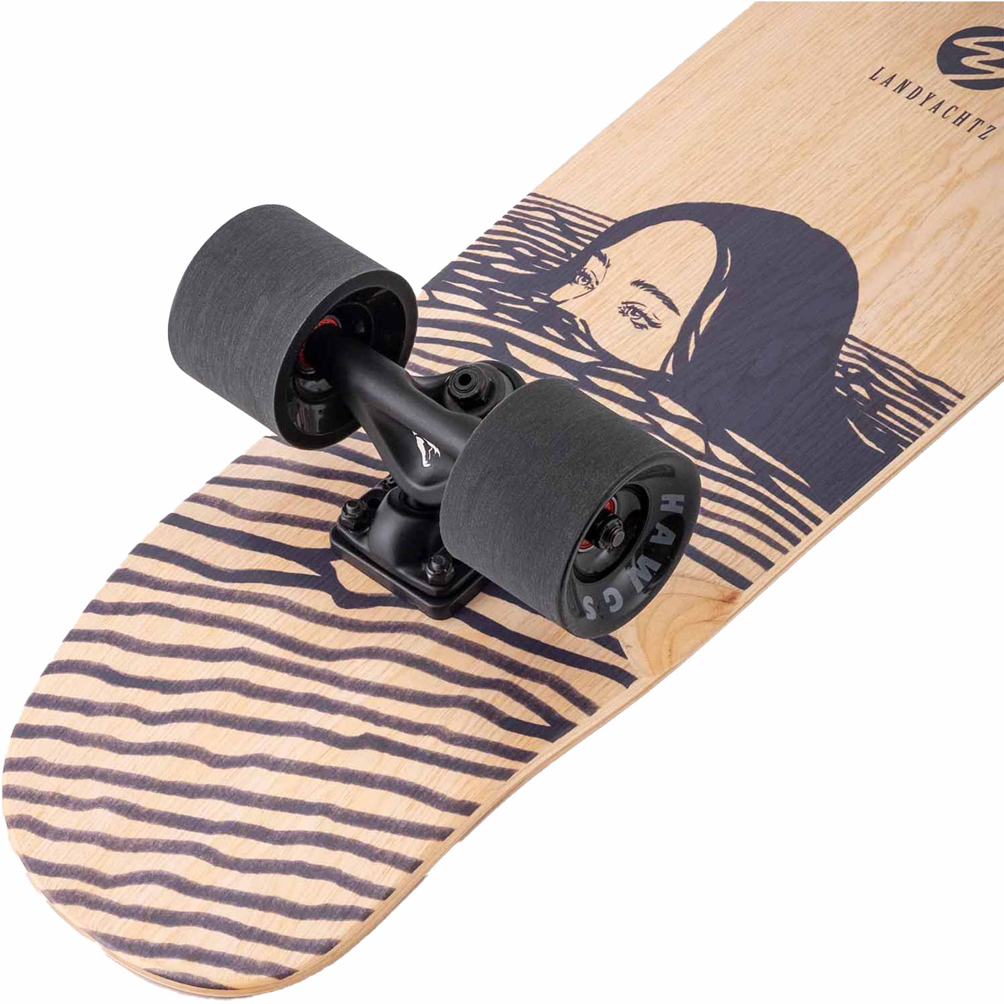 Landyachtz Dinghy Classic Fender Midnight Dip 28.5" Skateboard Complete Skateboard Complete