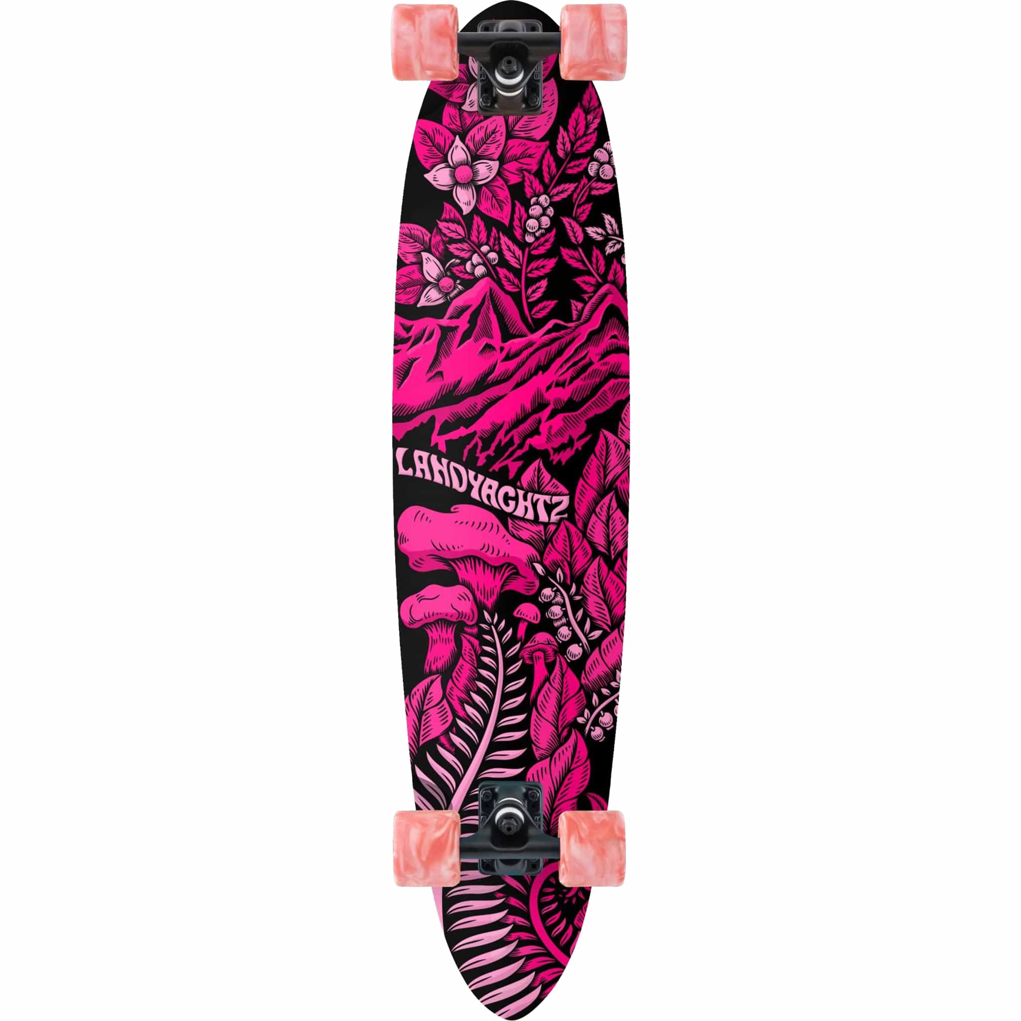 Landyachtz Dipper Pink Escape 36" Longboard Complete Longboard Complete