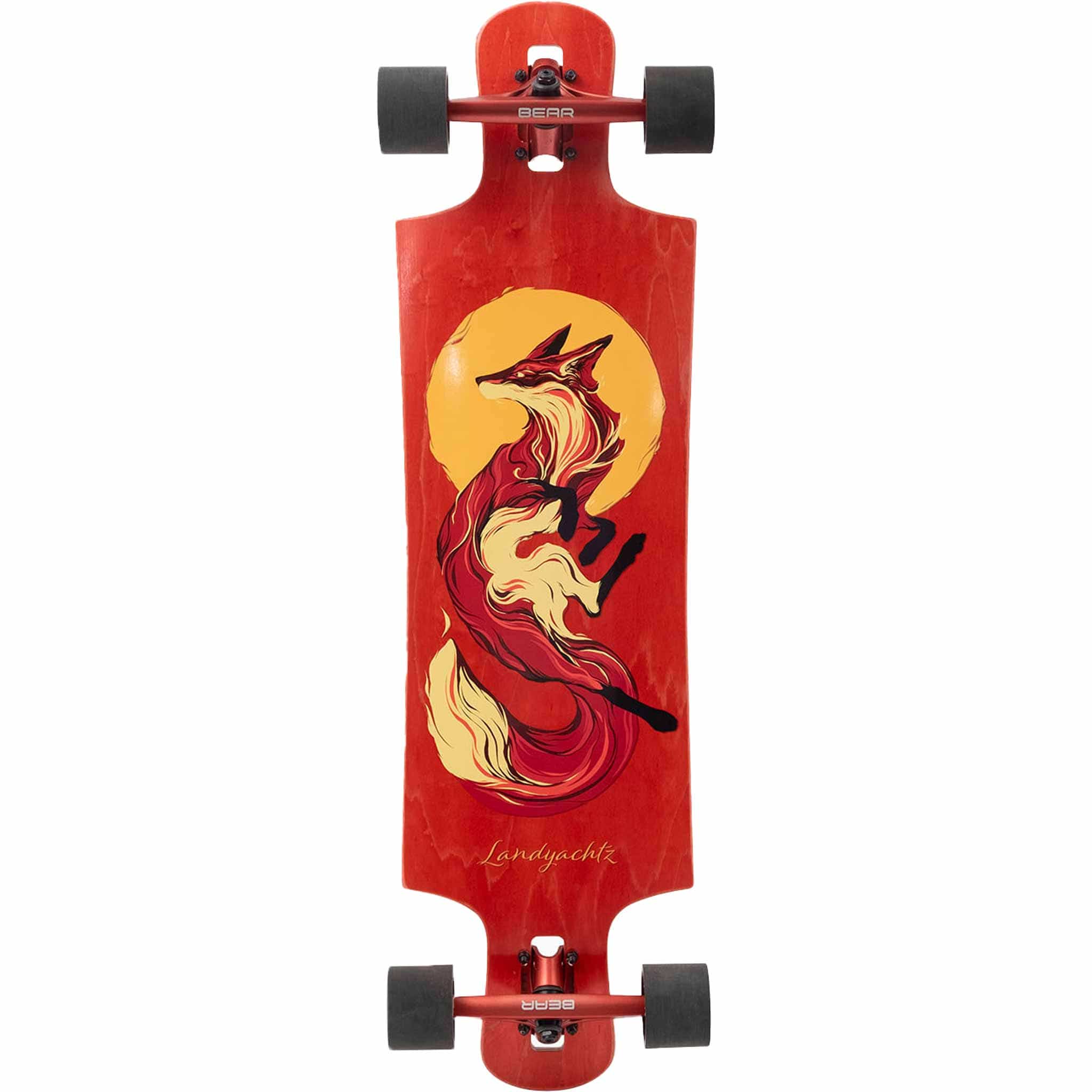 Landyachtz Drop Hammer Sun Fox 36.5" Longboard Complete Longboard Complete