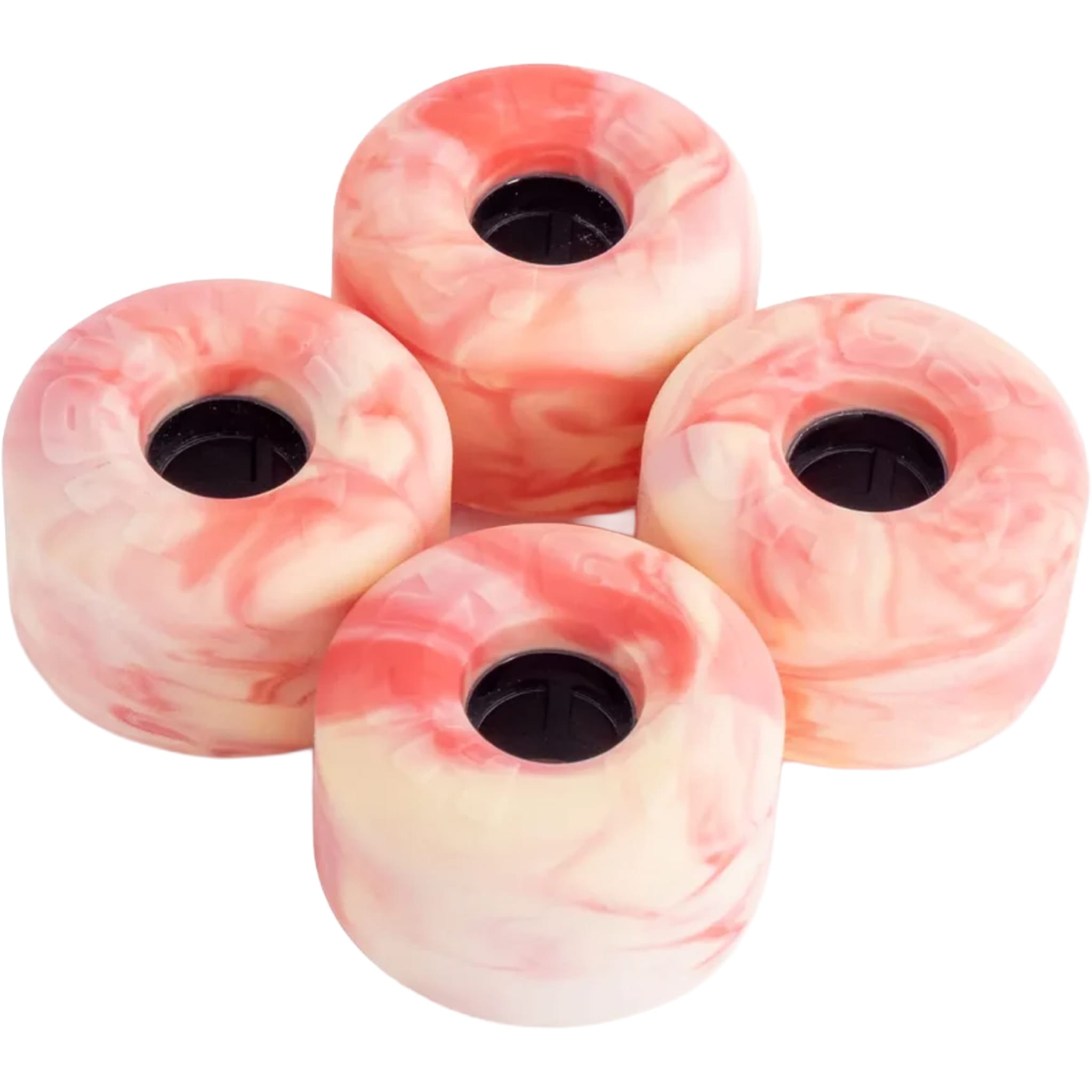 Landyachtz EZ Hawgs Pink White 63mm Cruiser Wheels Skateboard Wheels