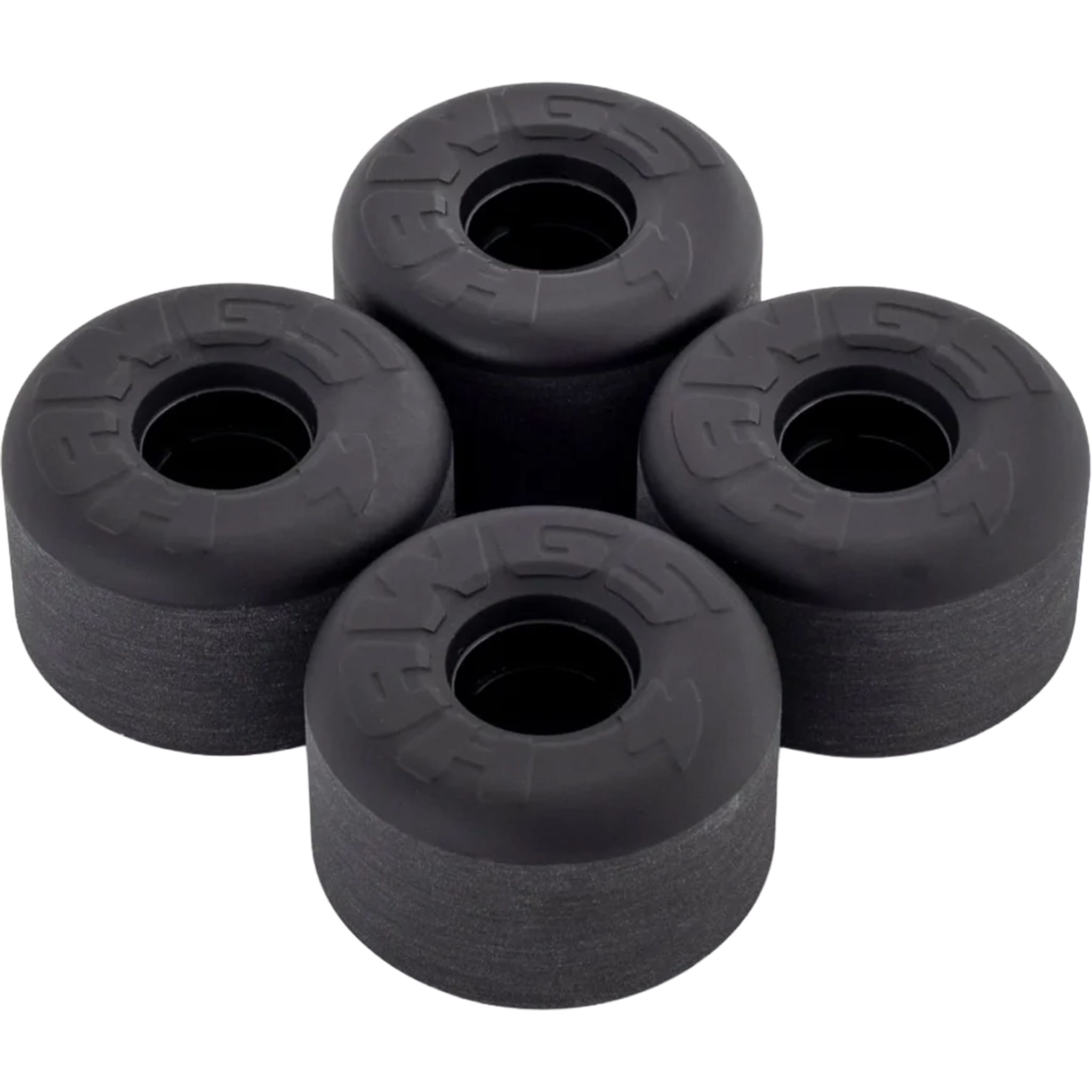 Landyachtz Lil' EZ Hawgs Black 60mm Cruiser Wheels Longboard Parts