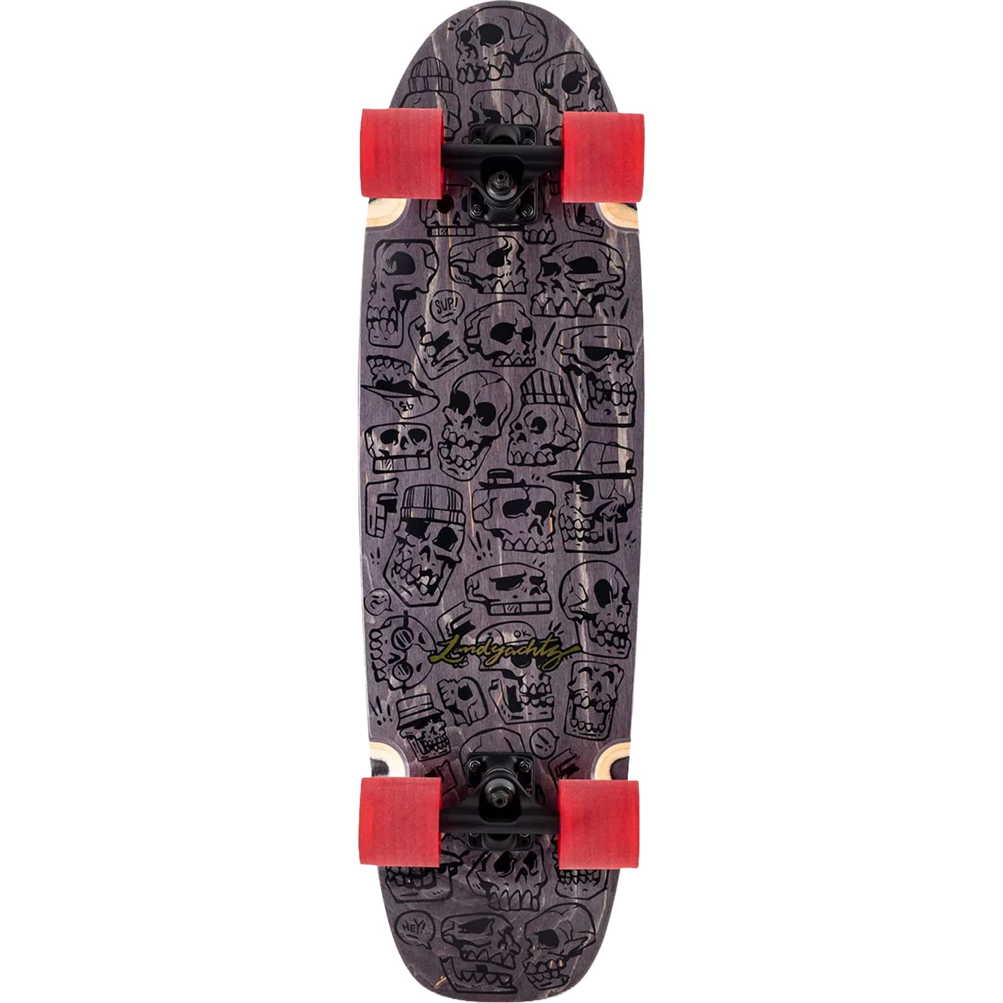 Landyachtz Schooner Skull Jam 33" Cruiser Complete Longboard Complete