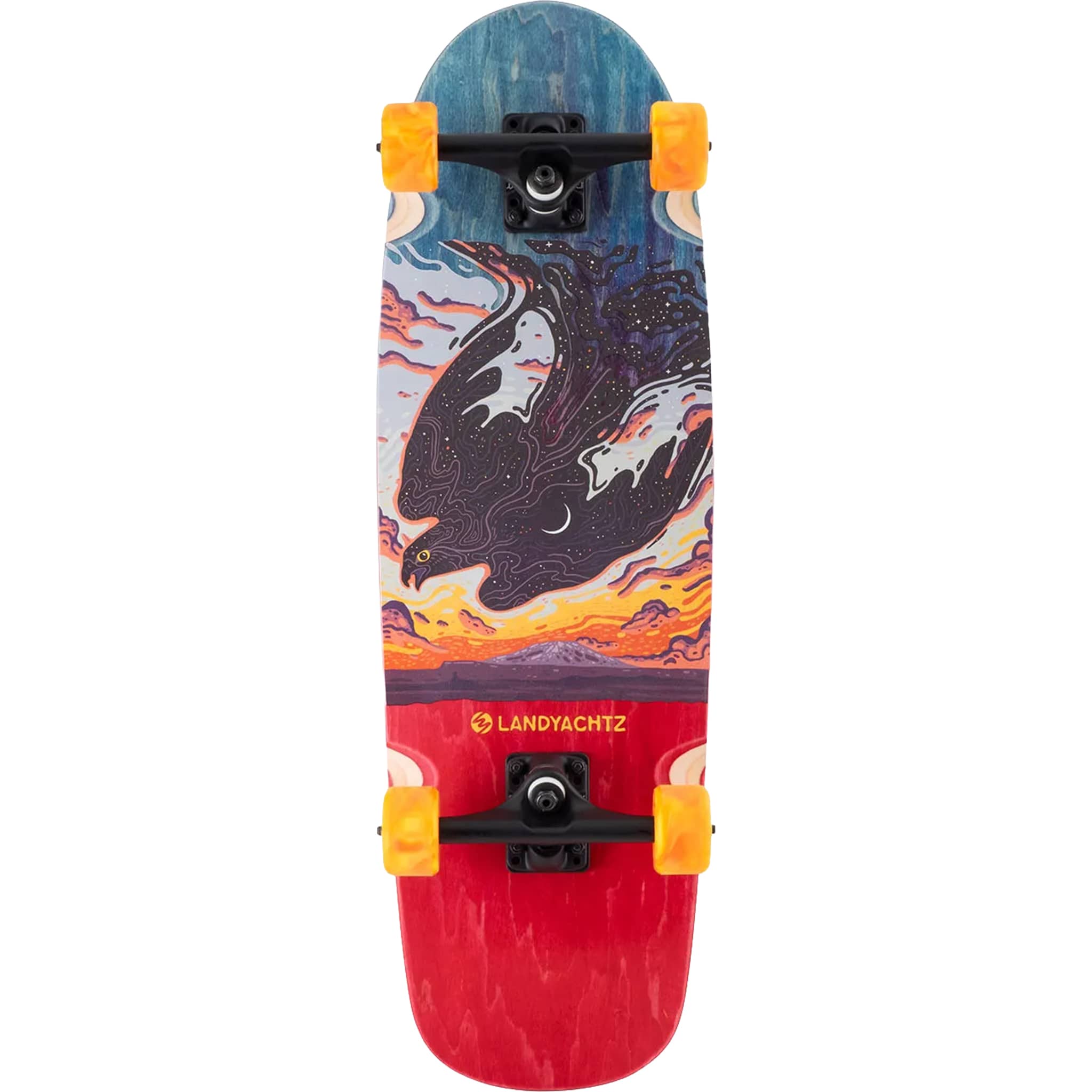 Landyachtz Tugboat Nightfall 30" Cruiser Complete Longboard Complete