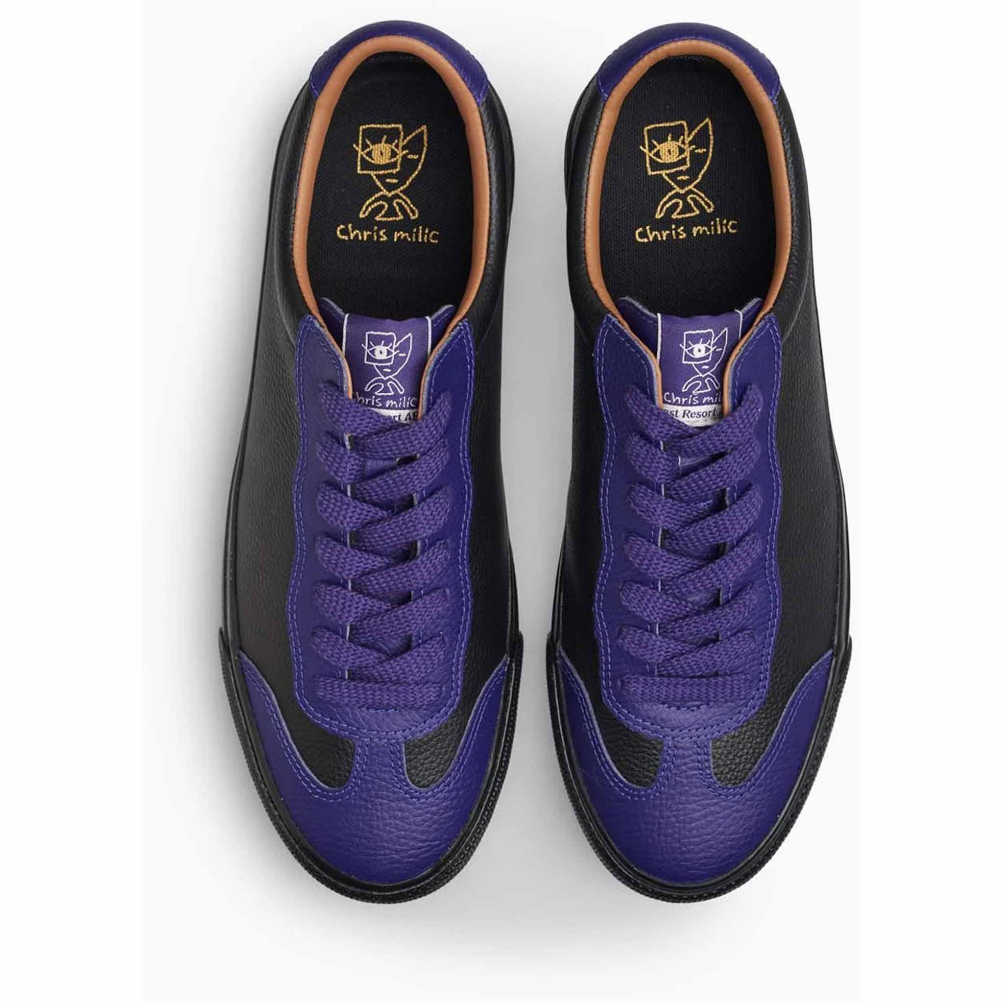 Last Resort AB VM004 Milic Leather Shoe Heliotrope Black Shoes