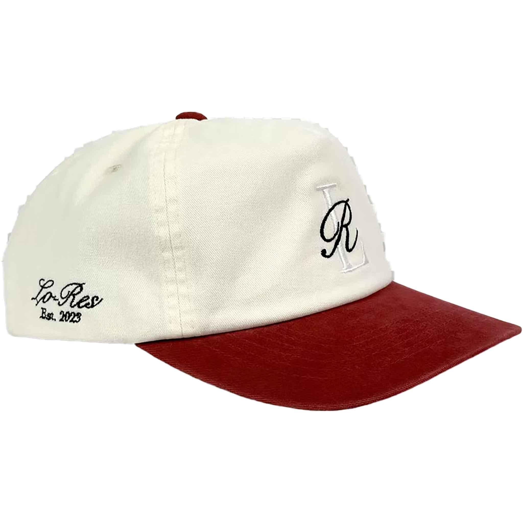 Lo-Res LR Hat Vintage Red Hats