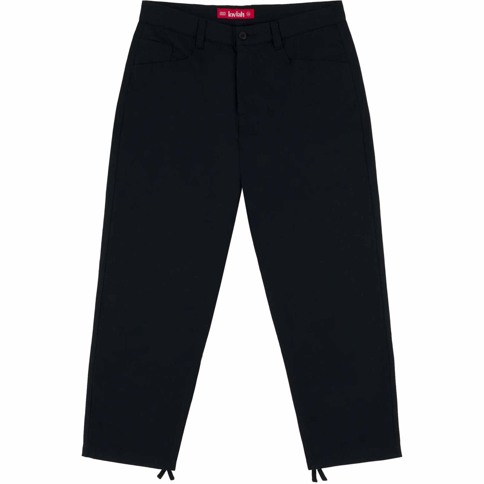 Loviah Private Member Chino Pant Black Pants