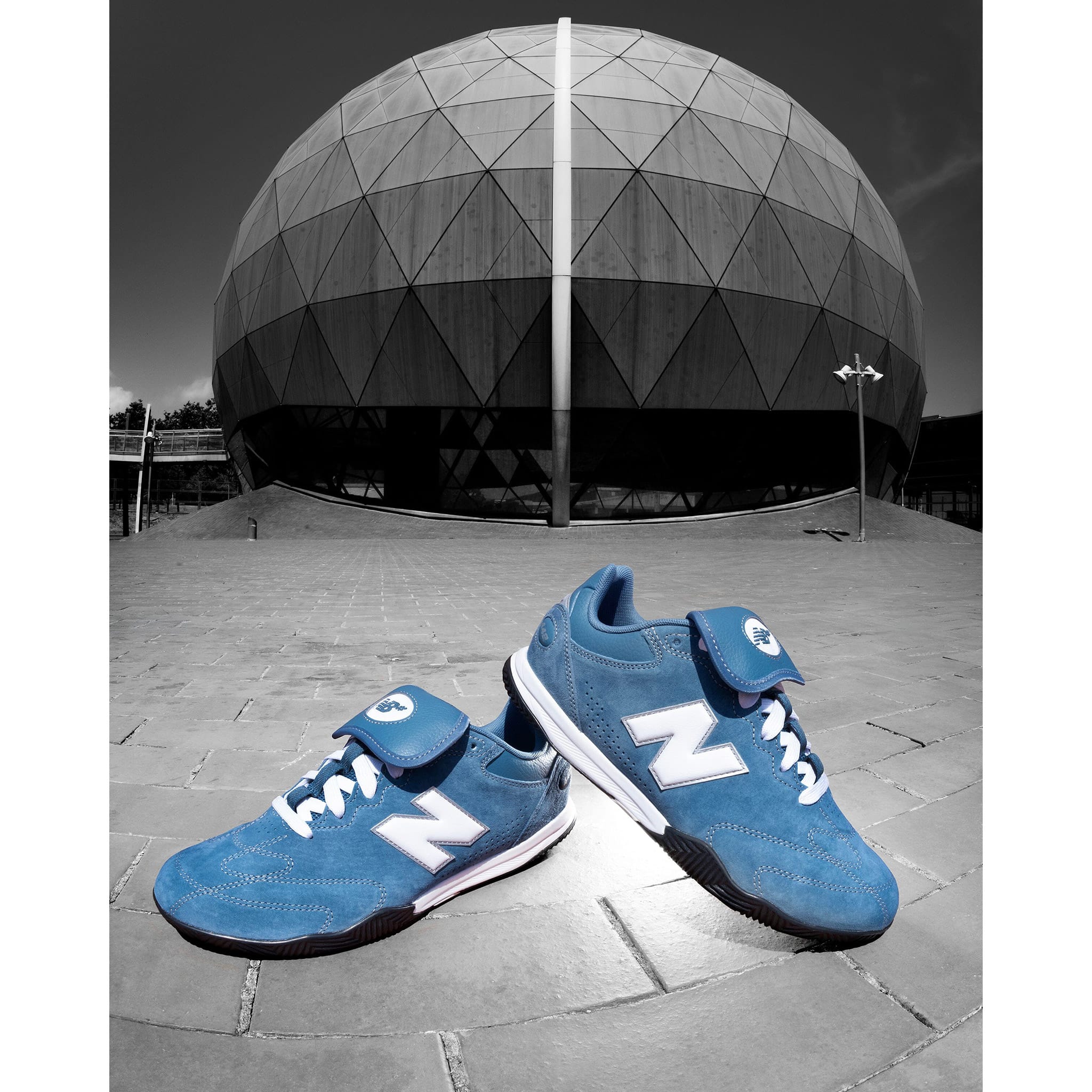 New Balance Numeric 442 Shoe Light Steel Blue White Shoes