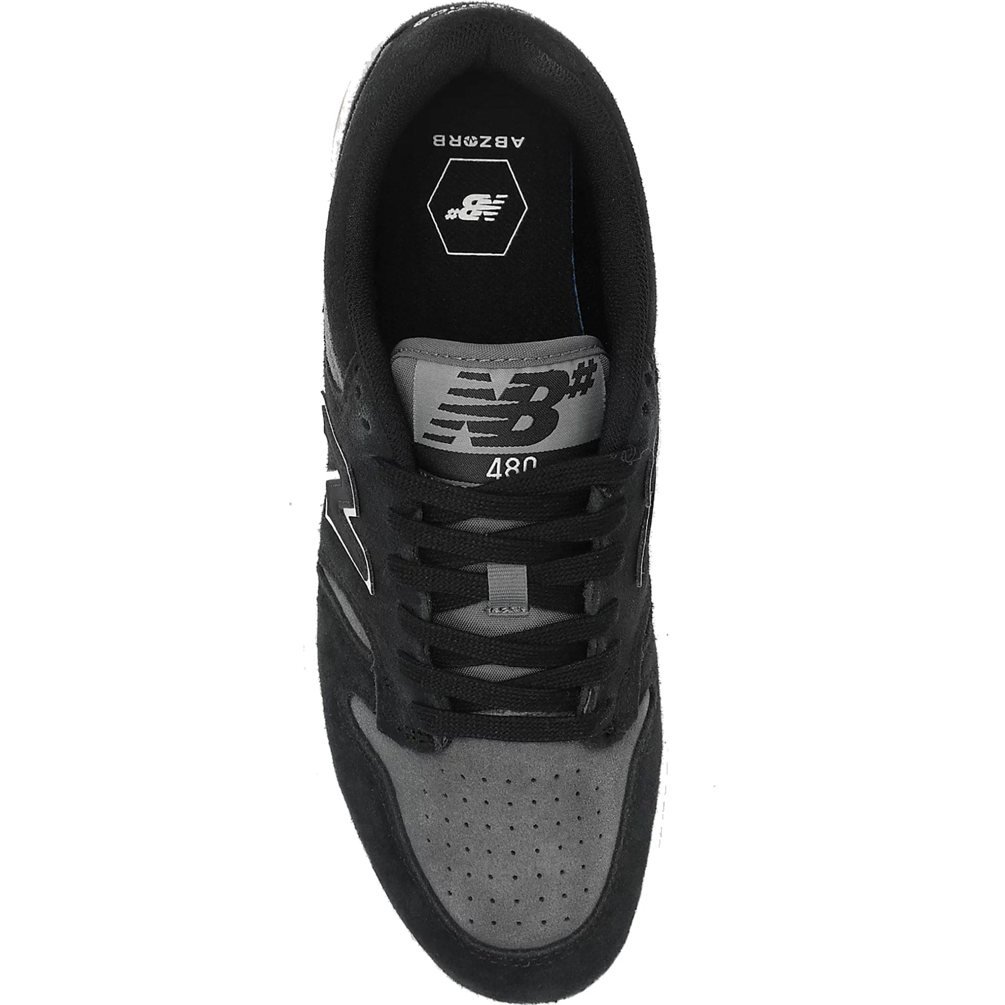 New Balance Numeric 480 Black Grey Shoes