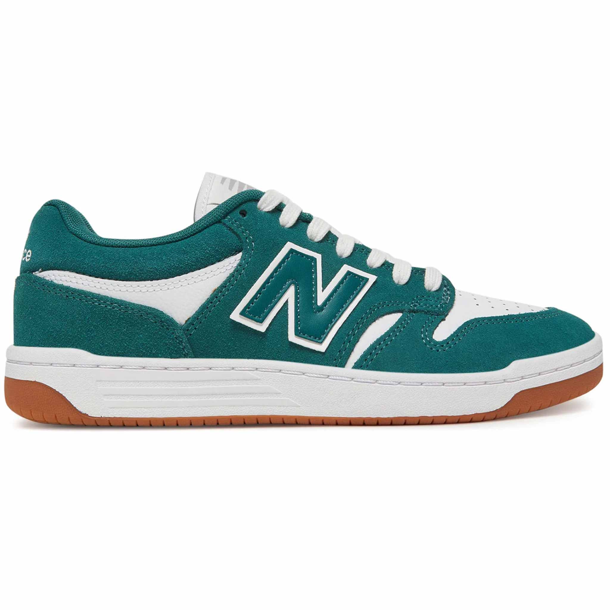 New Balance Numeric 480 Green White Gum Shoe