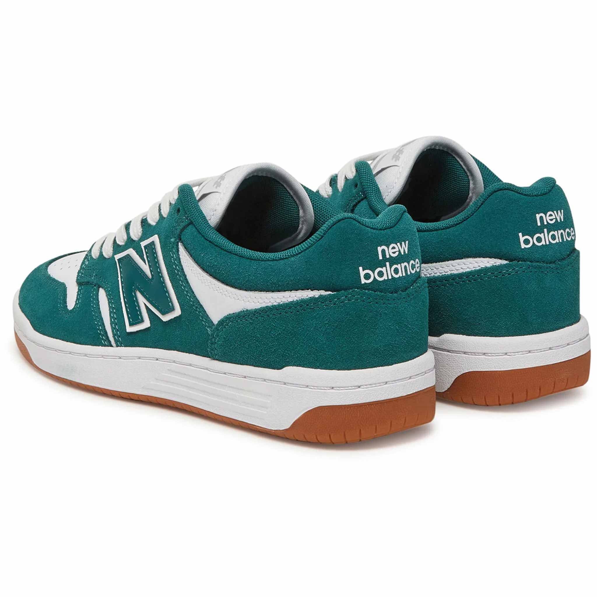 New Balance Numeric 480 Green White Gum Shoe