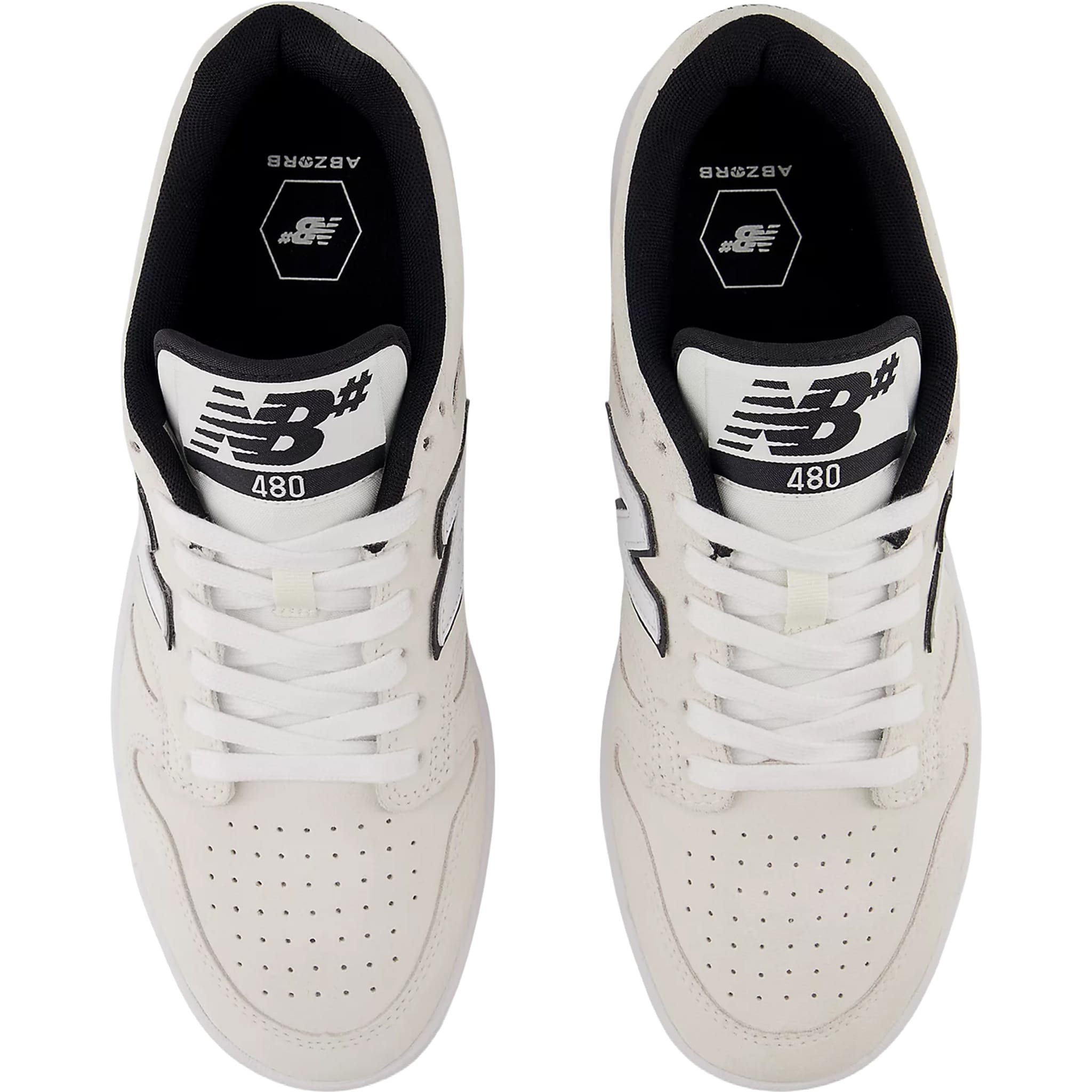 New Balance Numeric 480 Shoe White Black Shoes