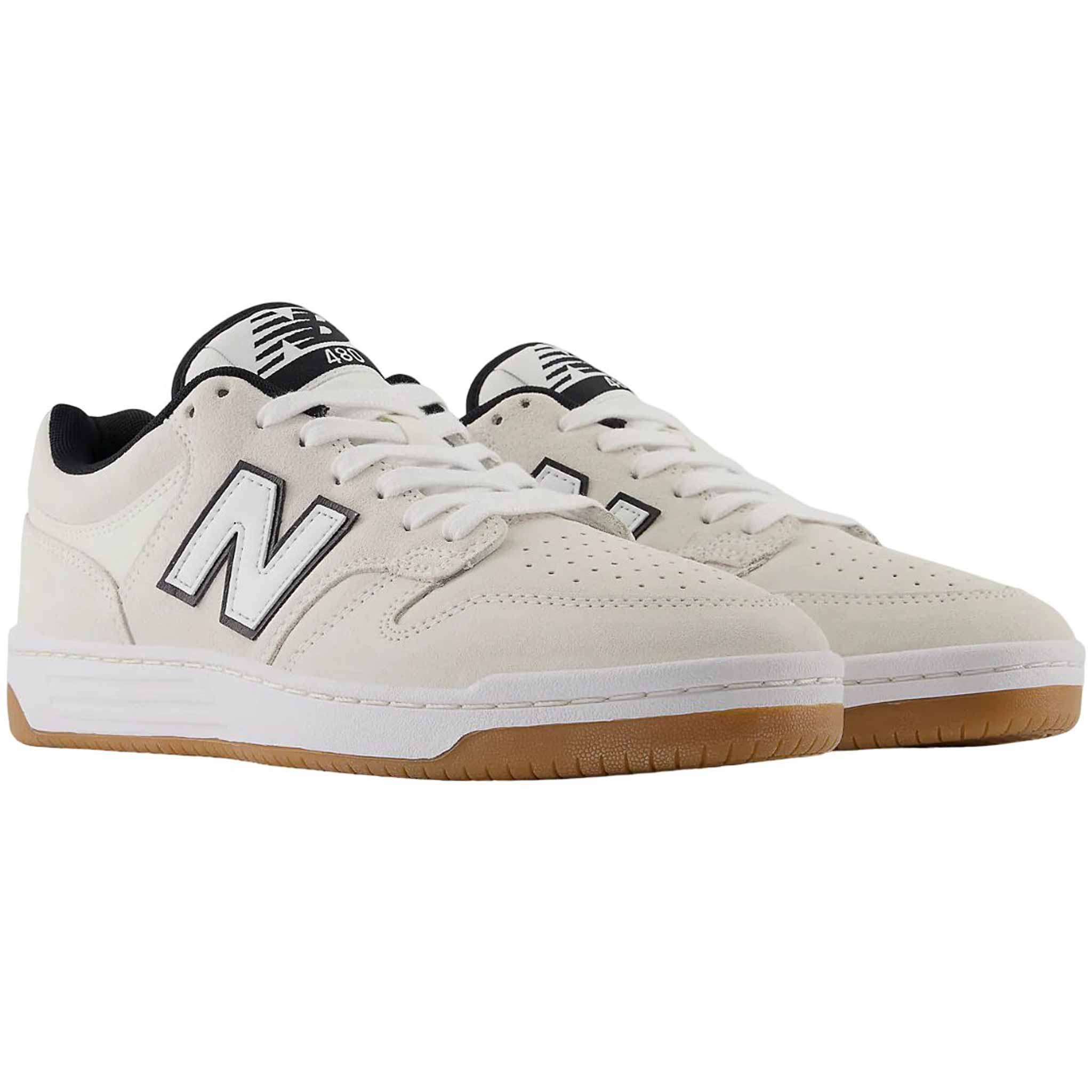 New Balance Numeric 480 White Black Shoe
