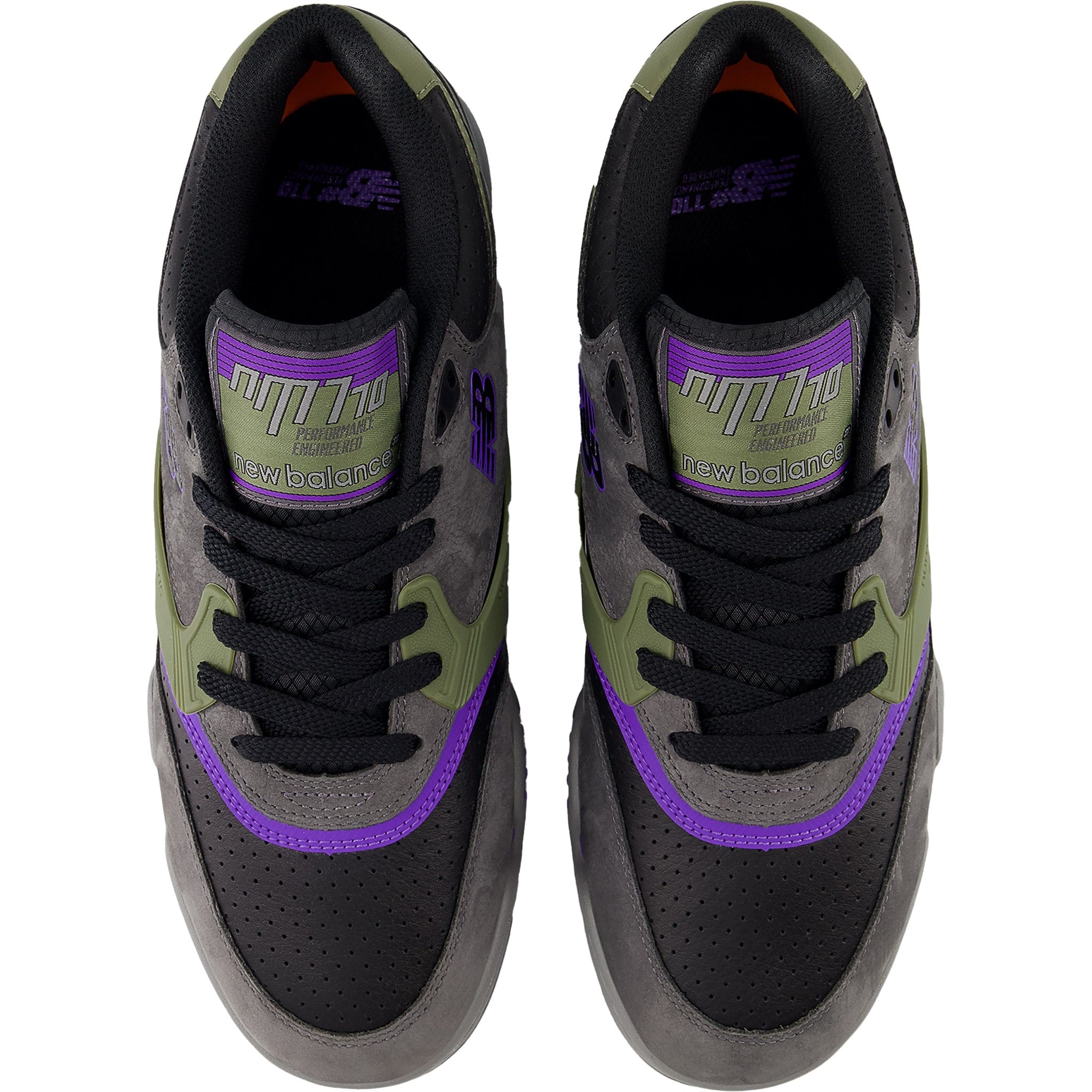 New Balance Numeric 770 Grey Olive Purple Shoes