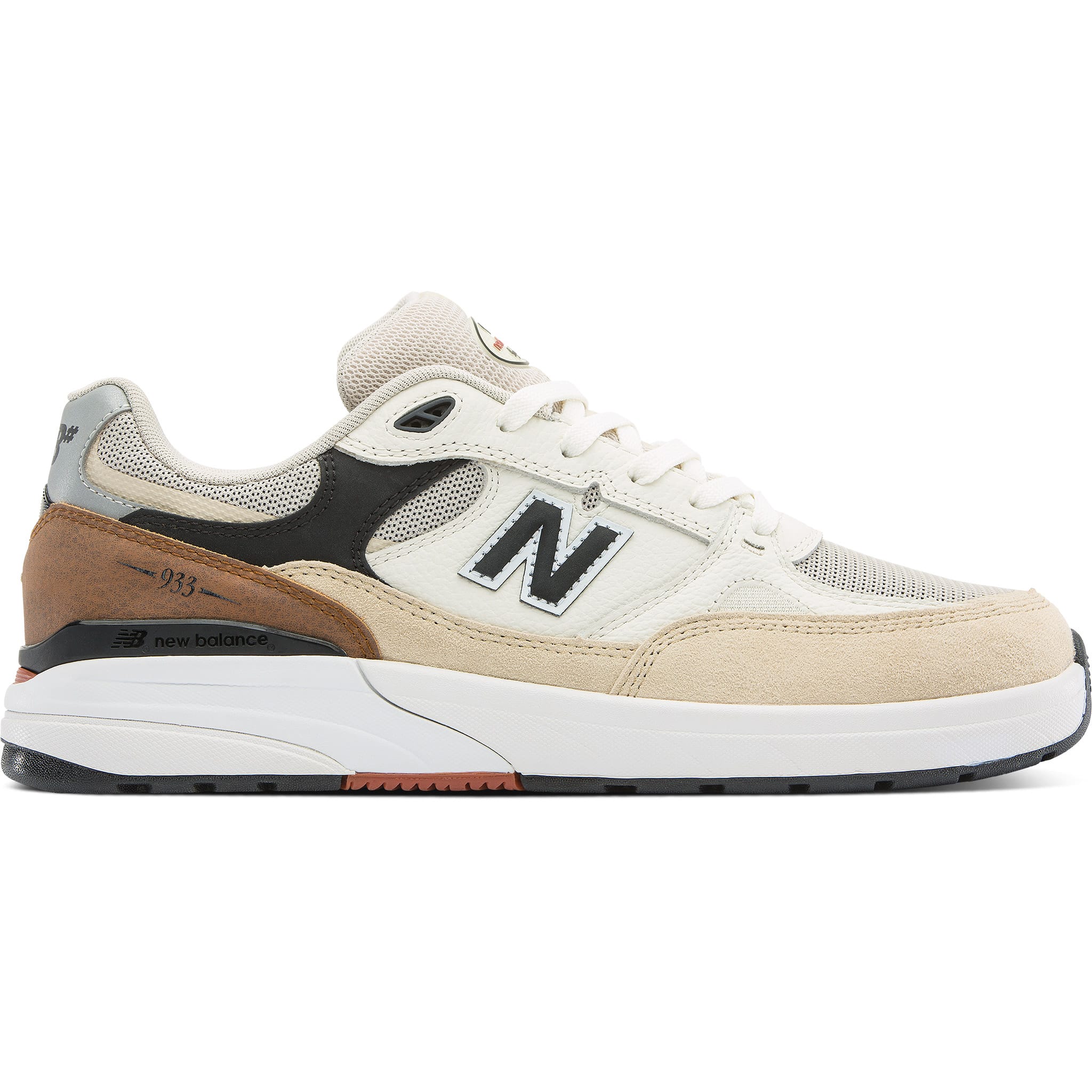 New Balance Numeric Andrew Reynolds 933 Shoe Sea Salt Brown Shoes