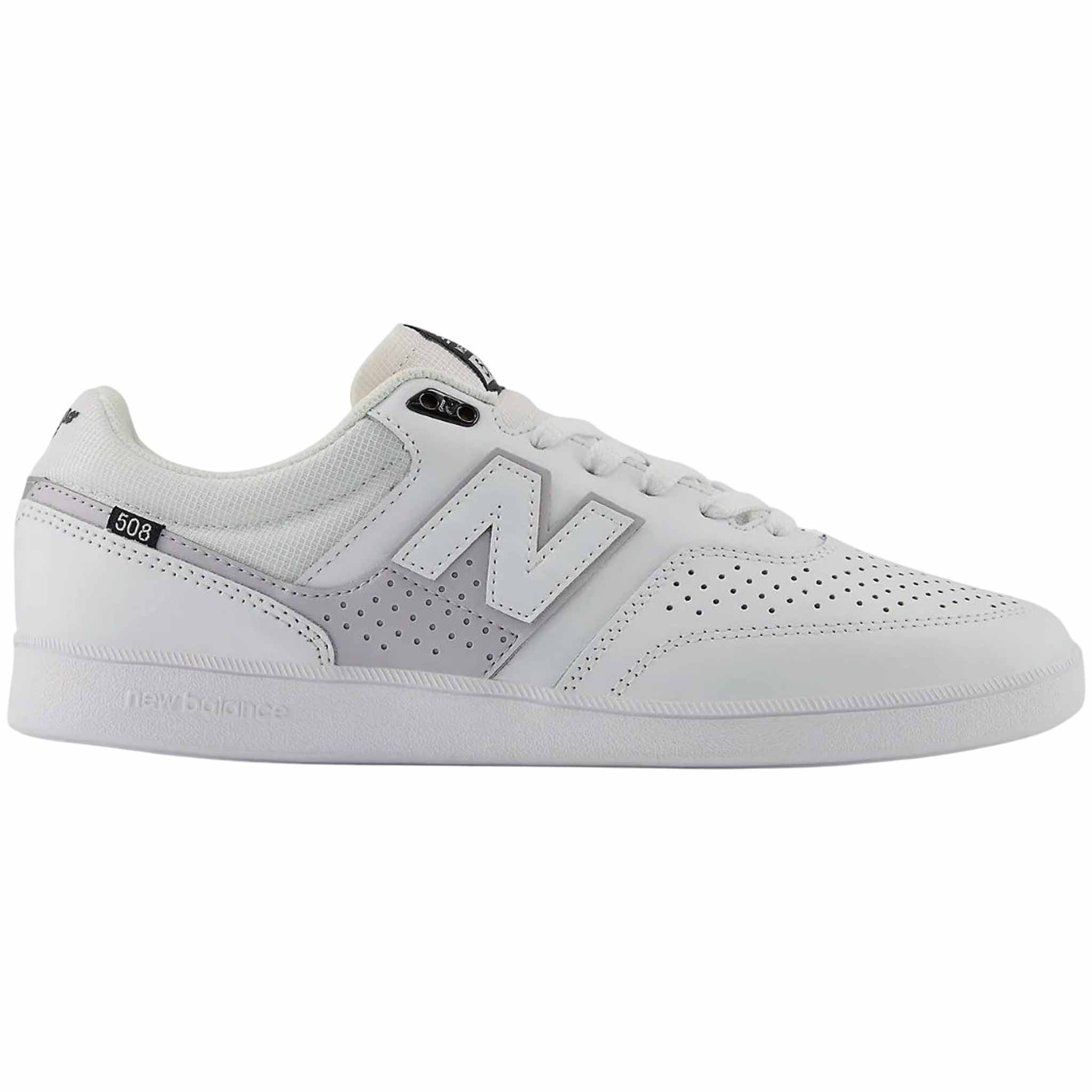 New Balance Numeric Brandon Westgate 508 White Grey Shoe