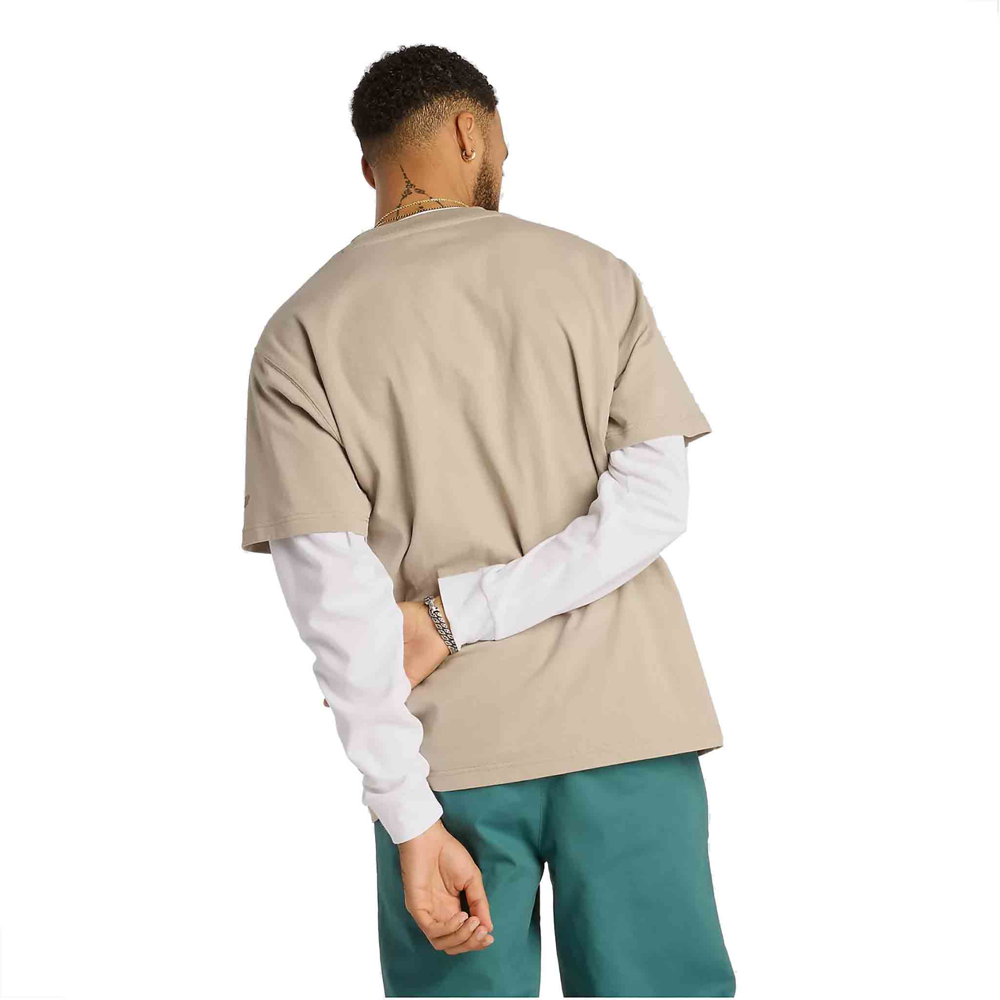 New Balance Numeric Cotton Tee Arid Stone T Shirt