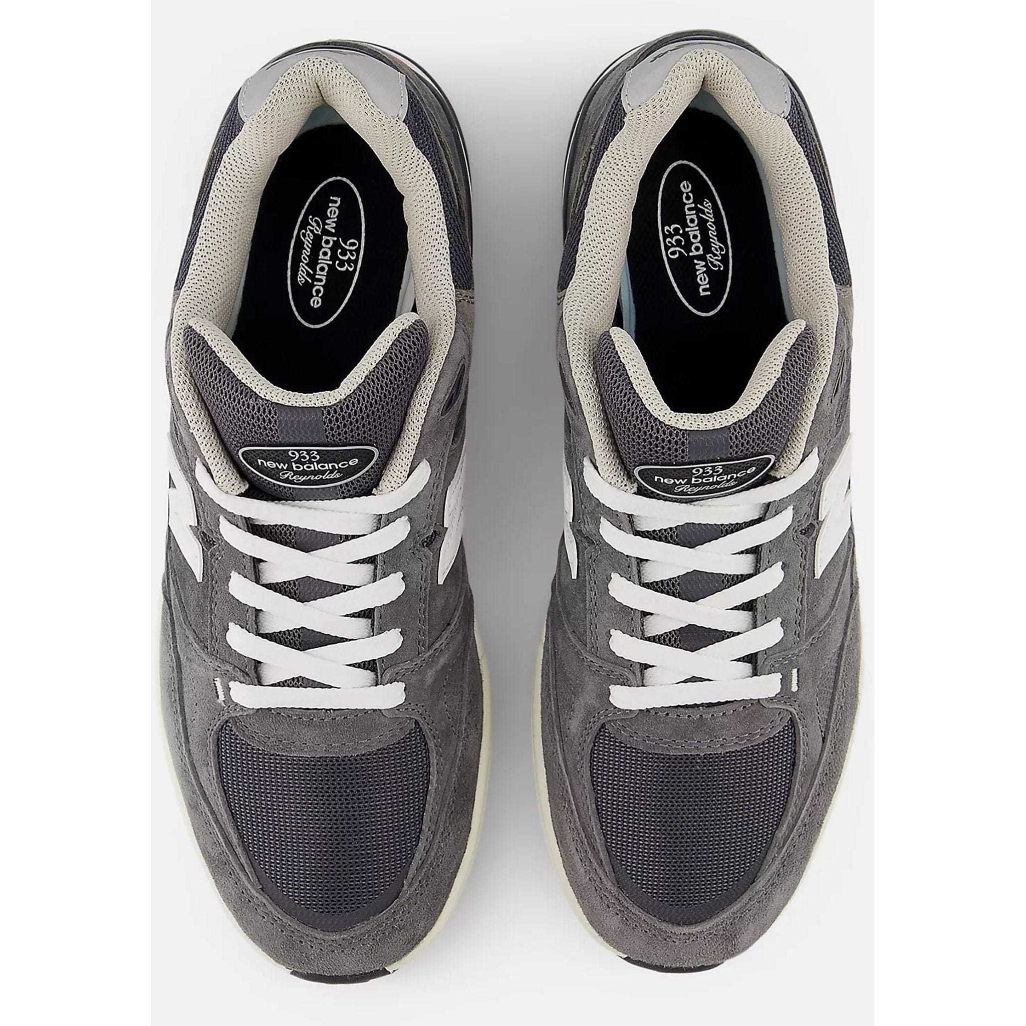 New Balance Numeric Reynolds 933 Dark Grey White Shoes