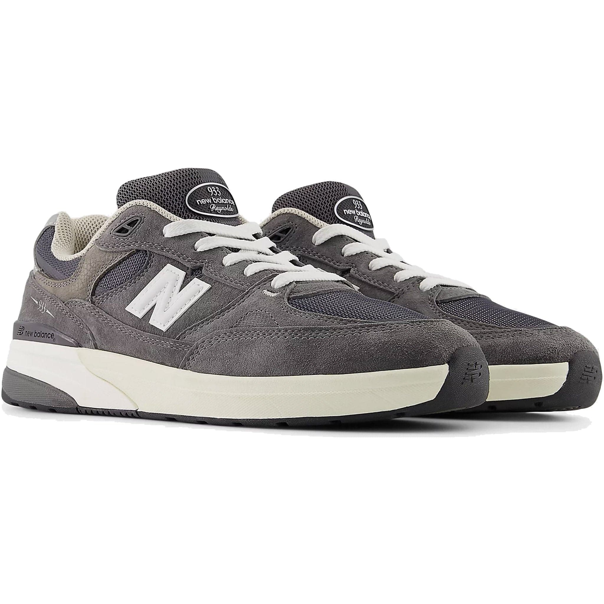 New Balance Numeric Reynolds 933 Dark Grey White Shoes
