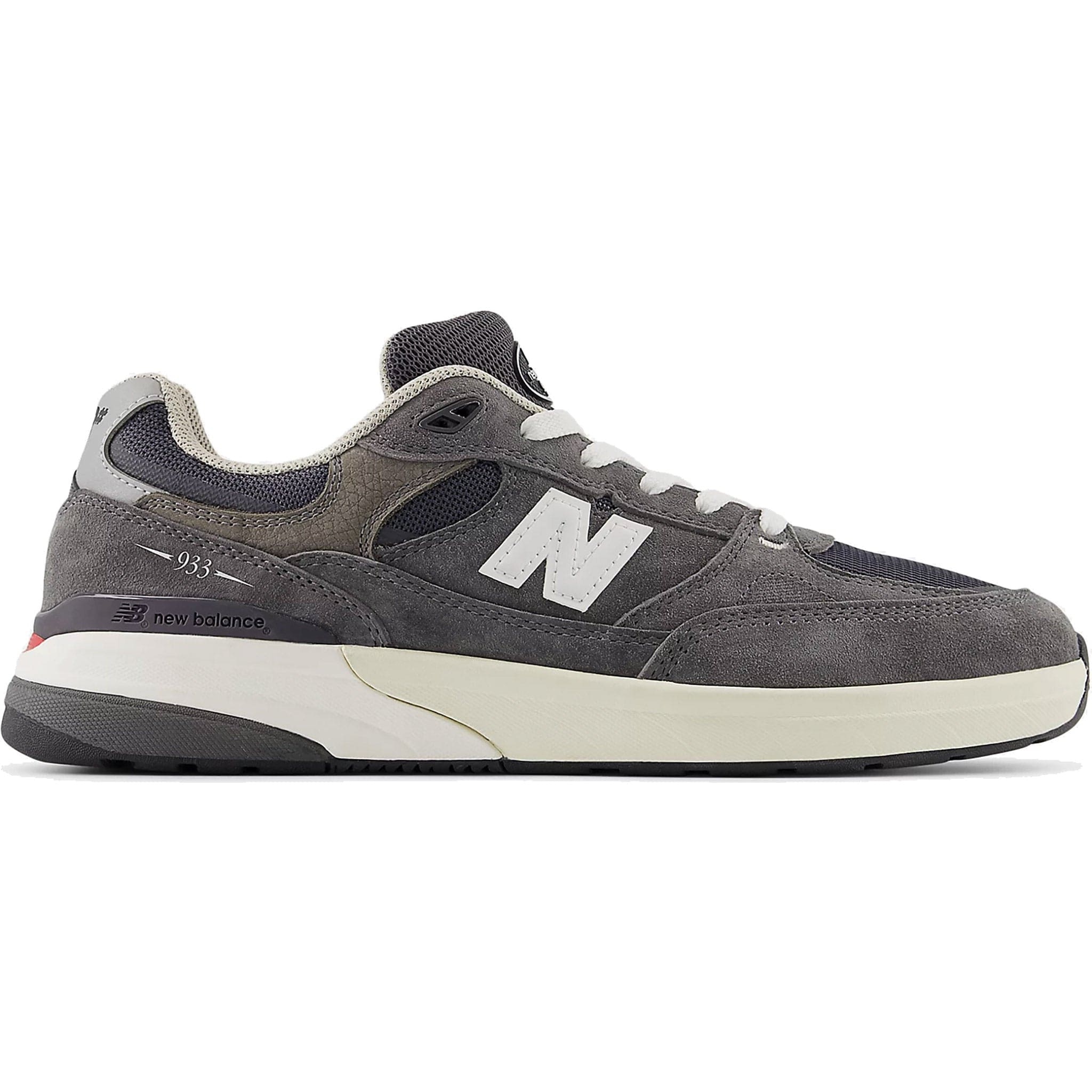 New Balance Numeric Reynolds 933 Dark Grey White Shoes