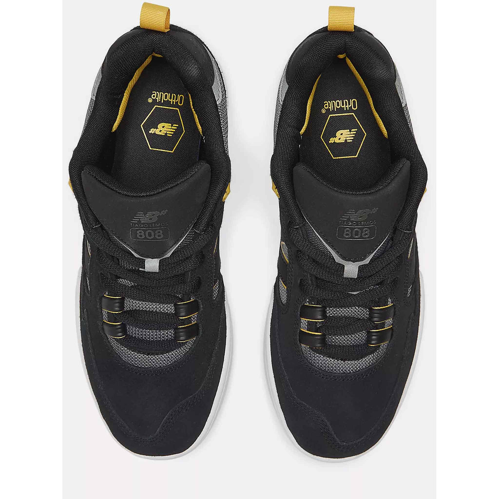 New Balance Numeric Tiago 808 Black Yellow shoes