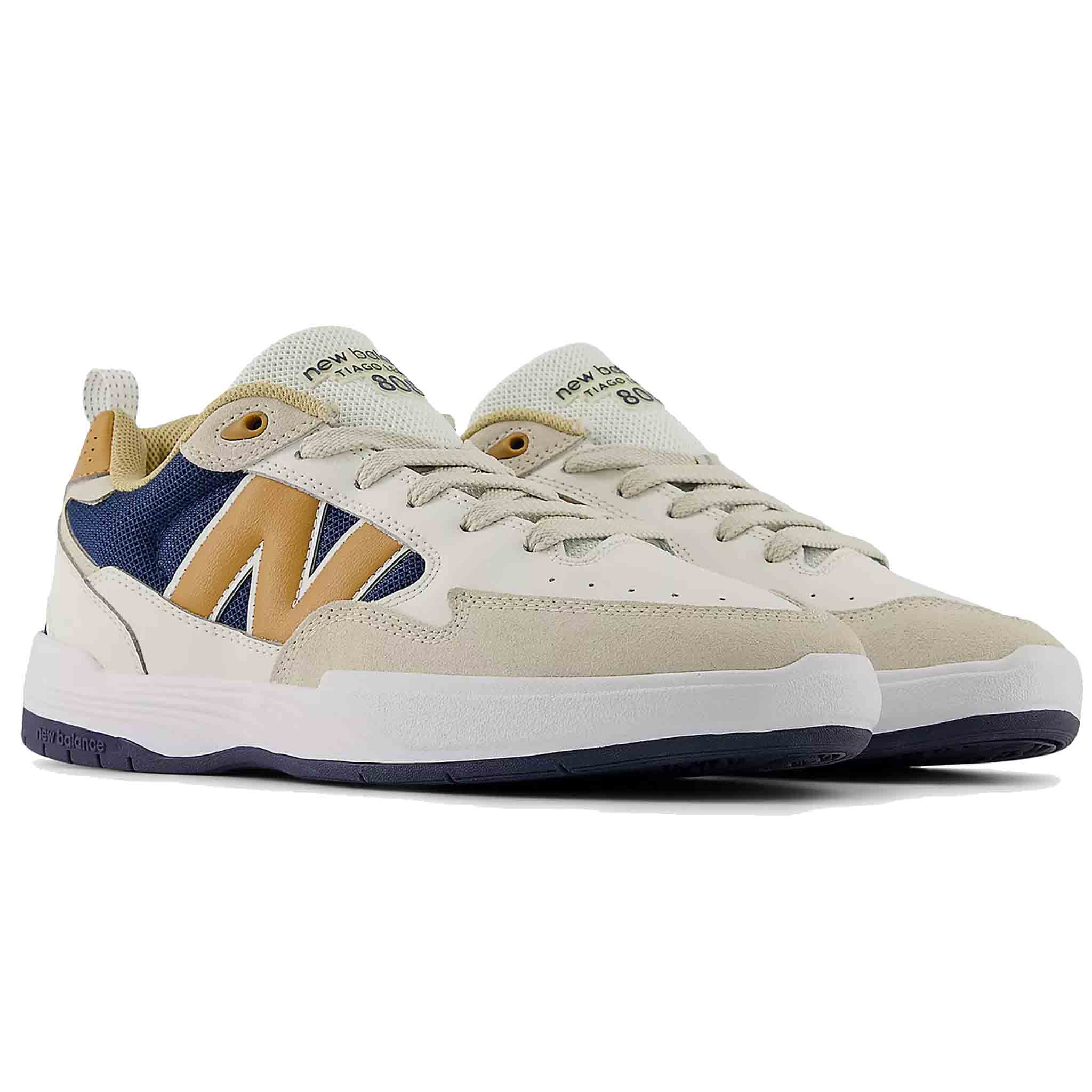 New Balance Numeric Tiago Lemos 808 Lite Sea Salt Navy Shoes