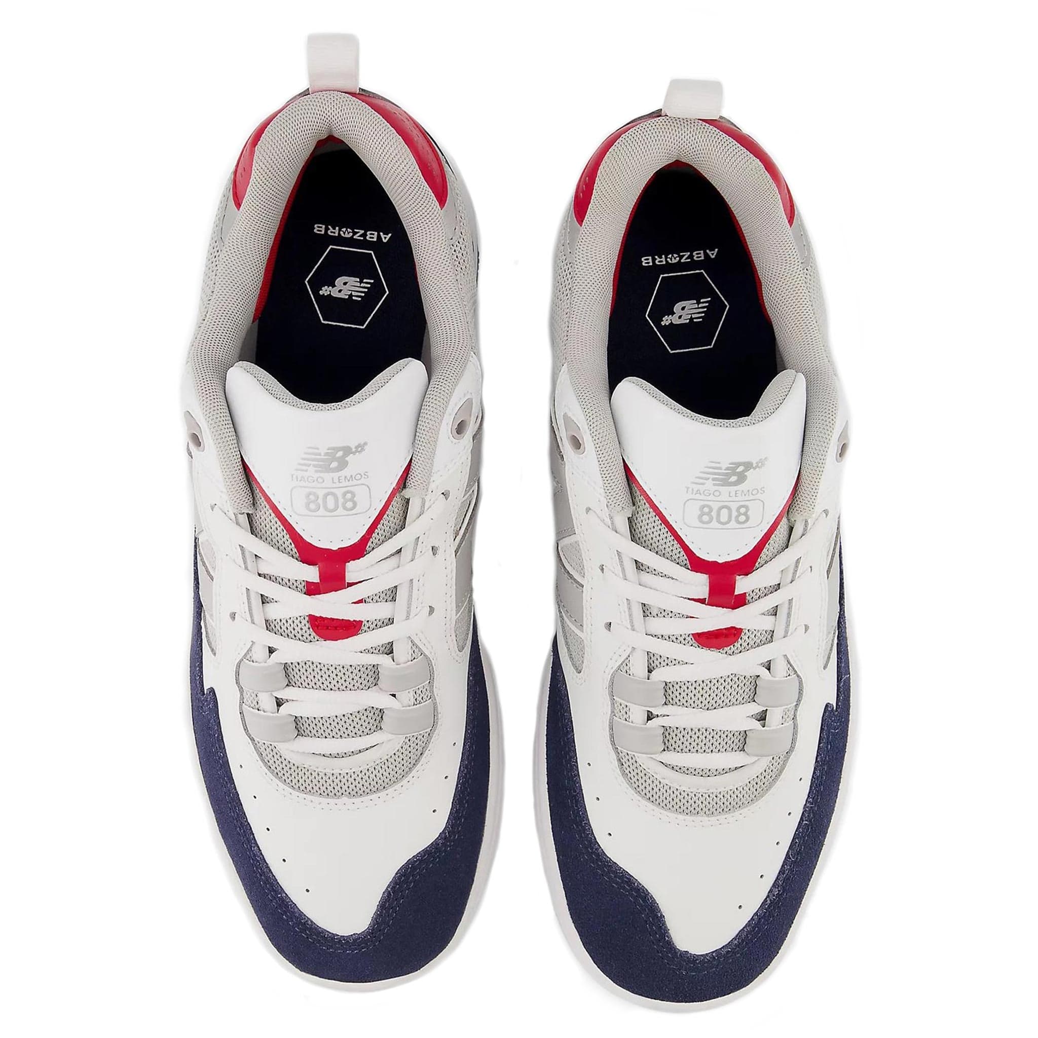 New Balance Numeric Tiago Lemos 808 White Navy Shoes