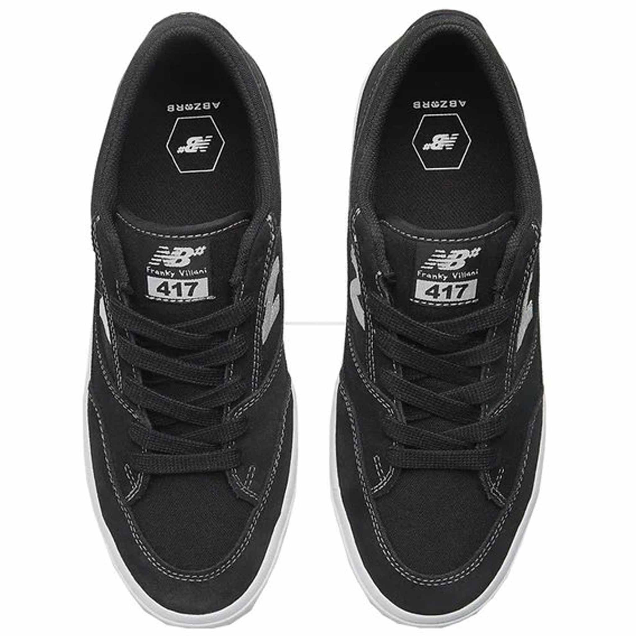 New Balance Numeric Villani 417 Low Black White Shoe