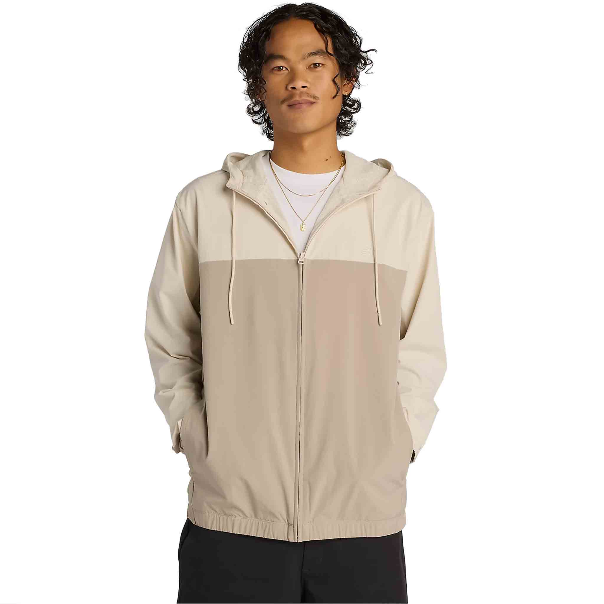 New Balance Numeric Woven Full Zip Jacket Arid Stone Casual Jackets