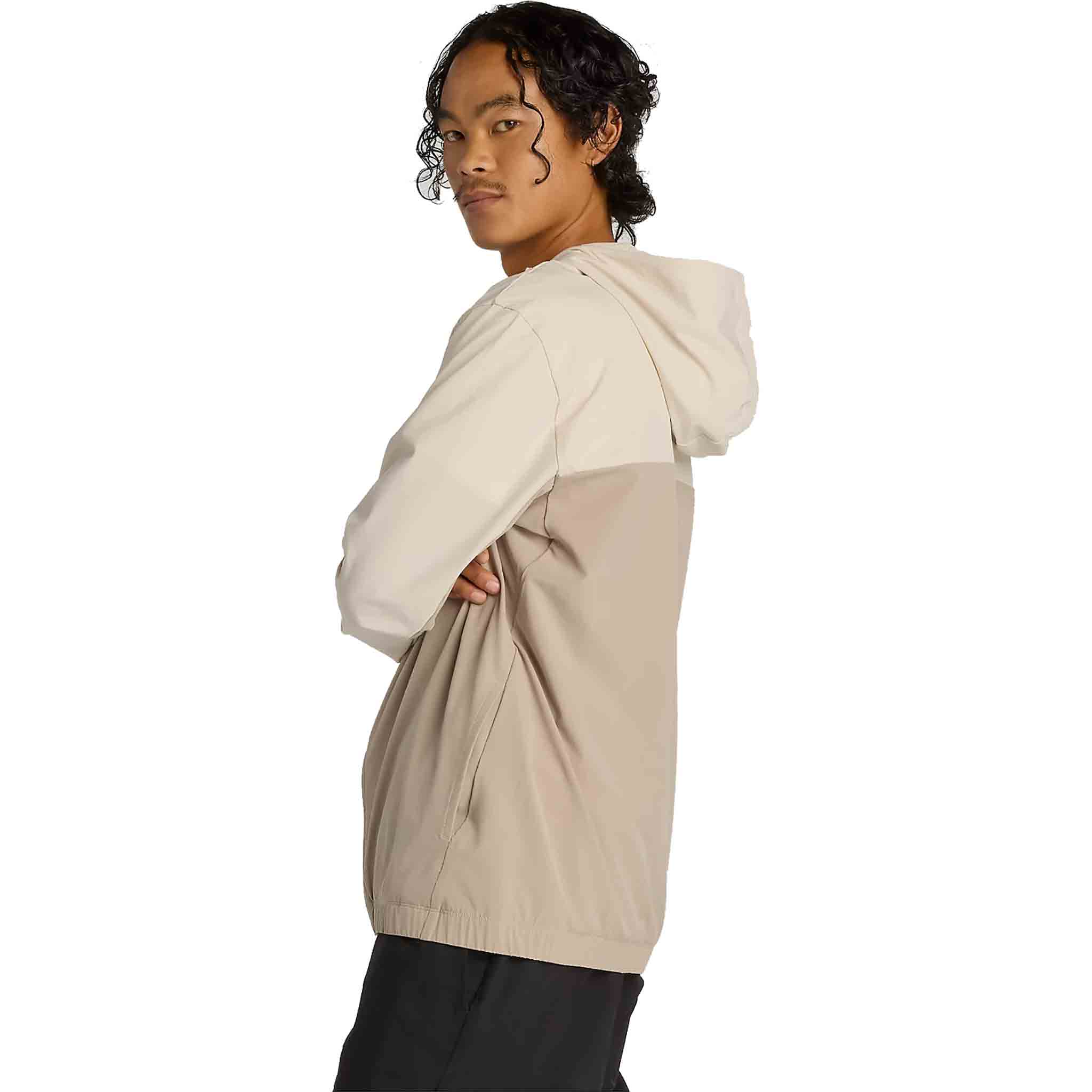 New Balance Numeric Woven Full Zip Jacket Arid Stone Casual Jackets