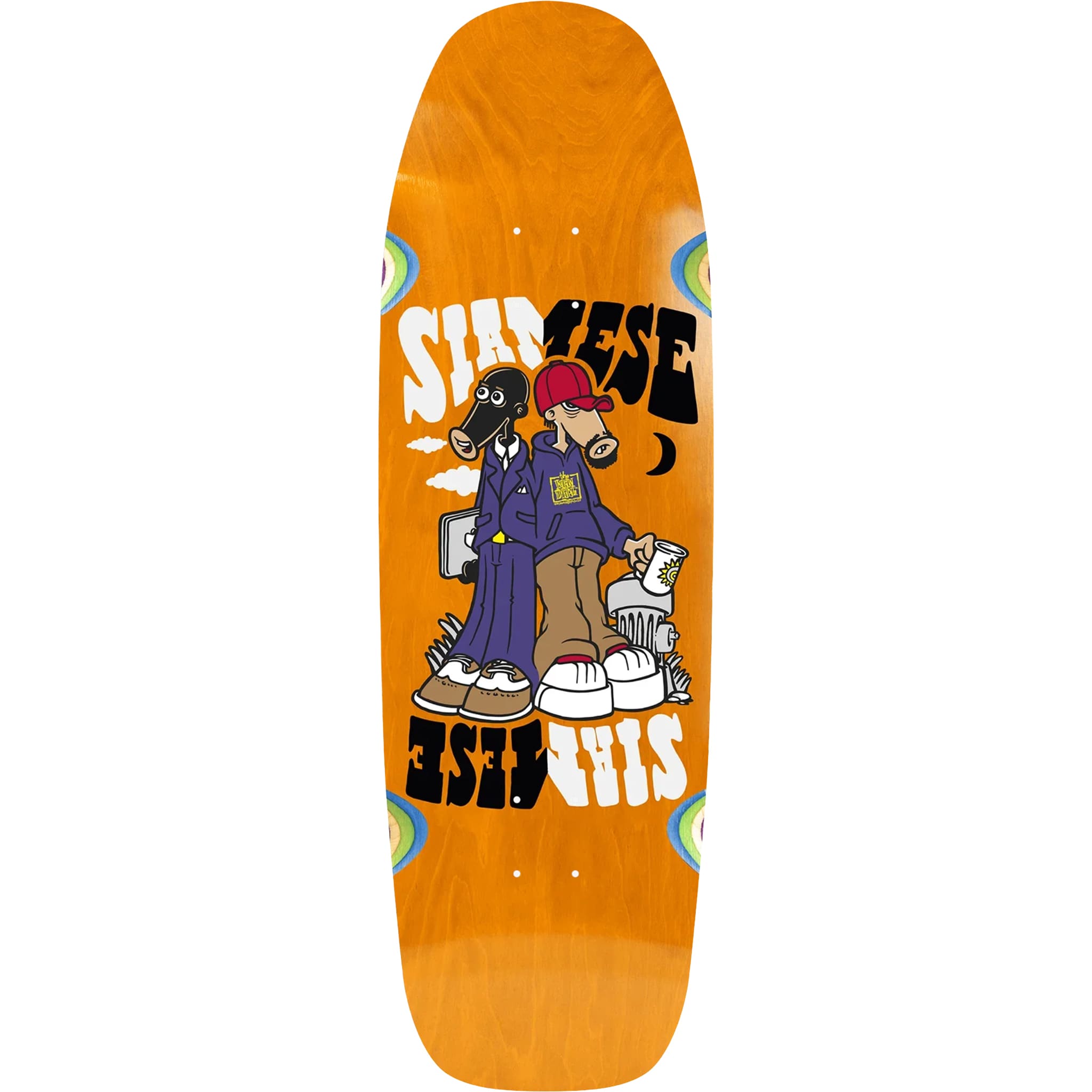New Deal Siamese Skateboard Deck 9.62" Skateboard