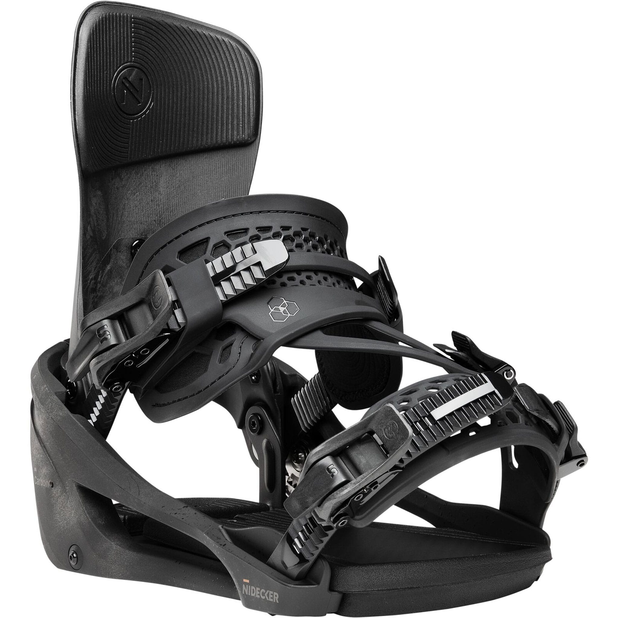 Nidecker Carbon Supermatic Snowboard Binding Black 2027 Mens Snowboard Bindings