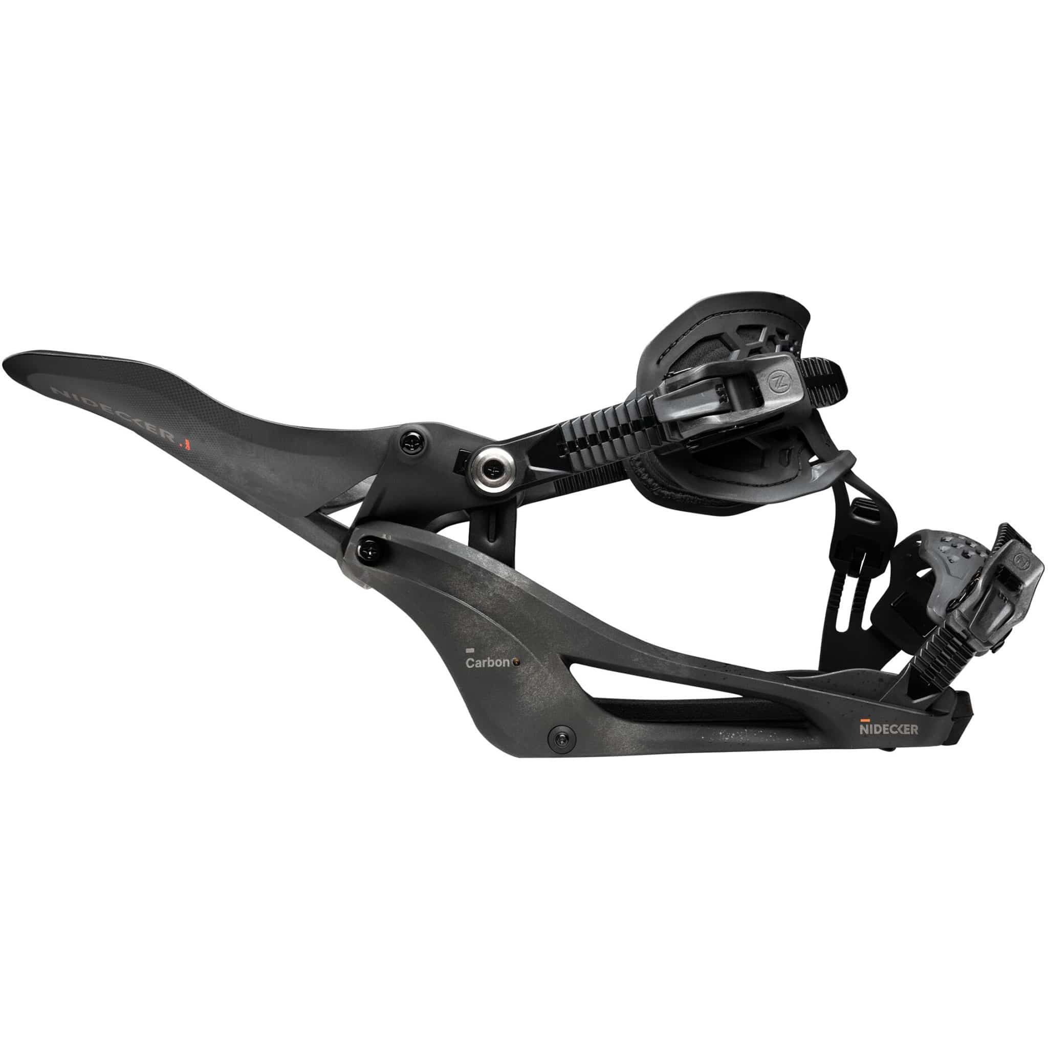 Nidecker Carbon Supermatic Snowboard Binding Black 2027 Mens Snowboard Bindings