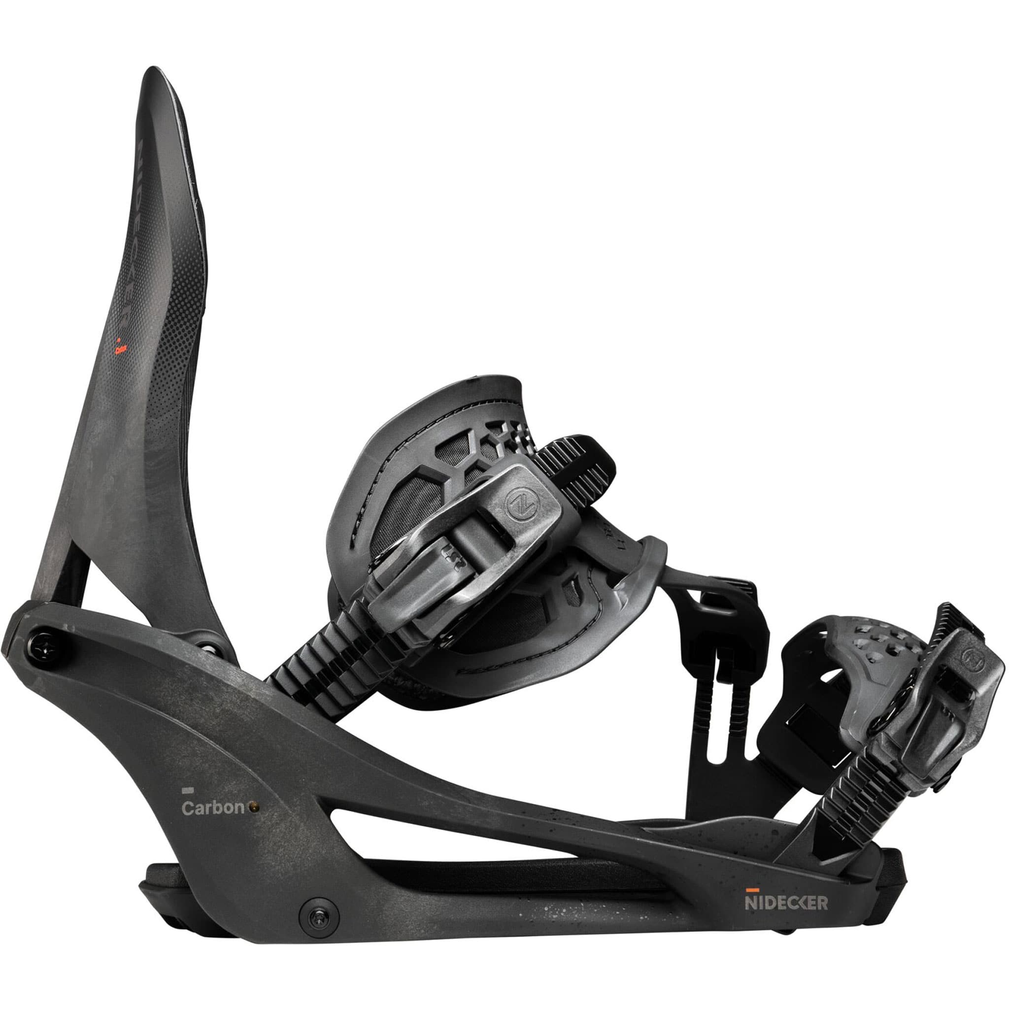 Nidecker Carbon Supermatic Snowboard Binding Black 2027 Mens Snowboard Bindings