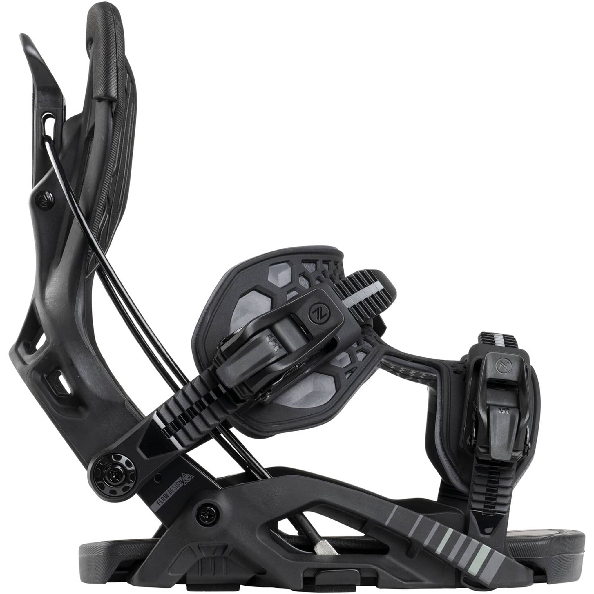 Nidecker Flow Fuse Snowboard Binding Black 2027 Mens Snowboard Bindings