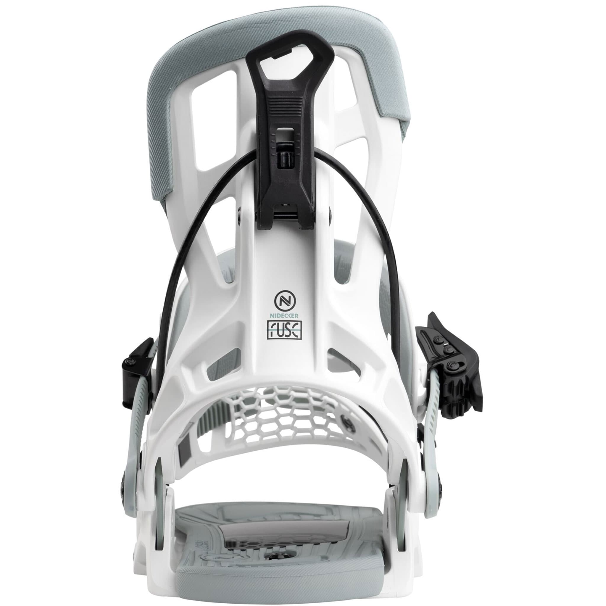 Nidecker Flow Fuse Snowboard Binding White 2027 Mens Snowboard Bindings