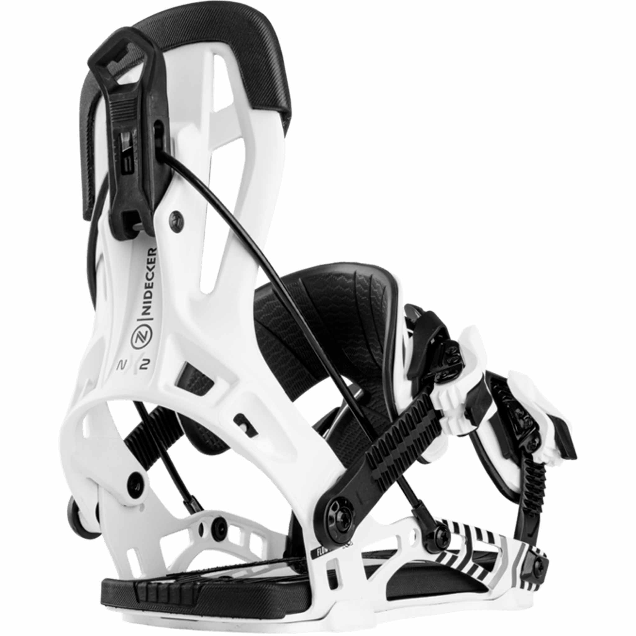 Nidecker Flow NX2 Fusion Snowboard Binding White 2026 Mens Bindings
