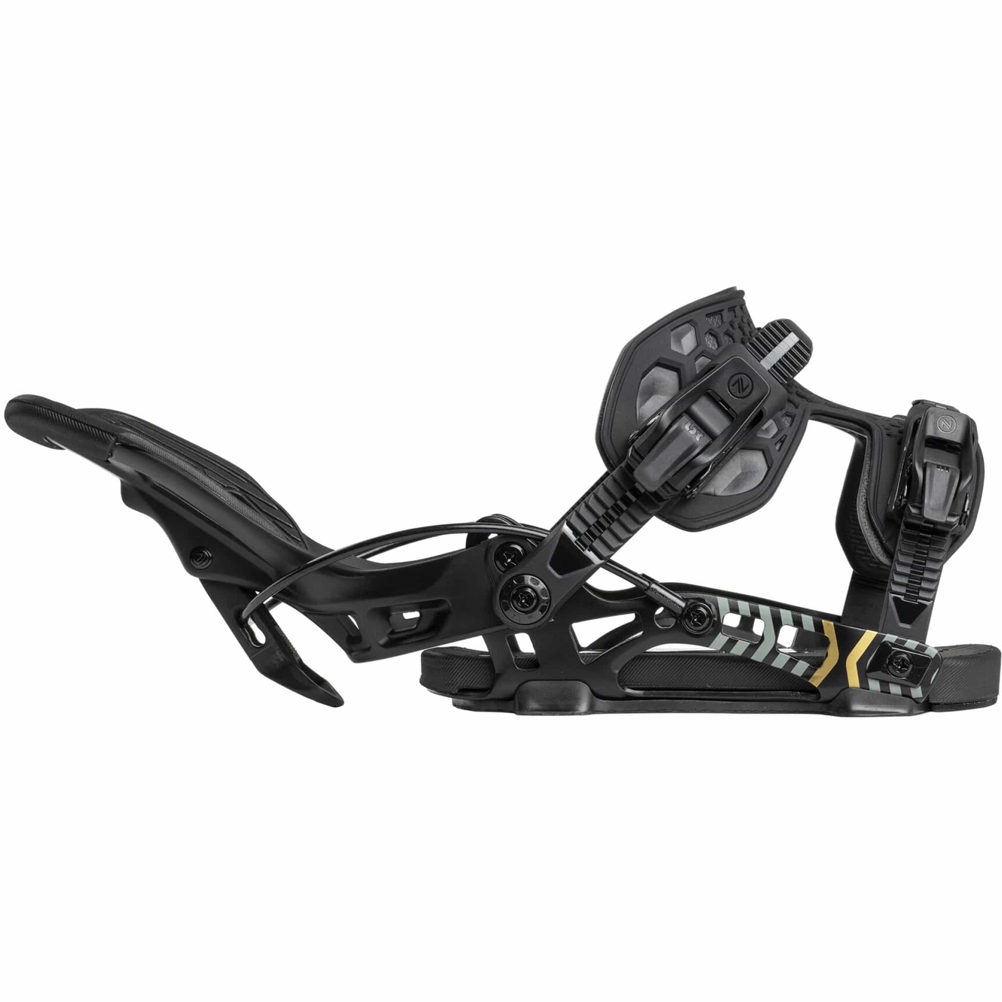 Nidecker Flow NX2 Snowboard Binding Black 2027 Mens Snowboard Bindings