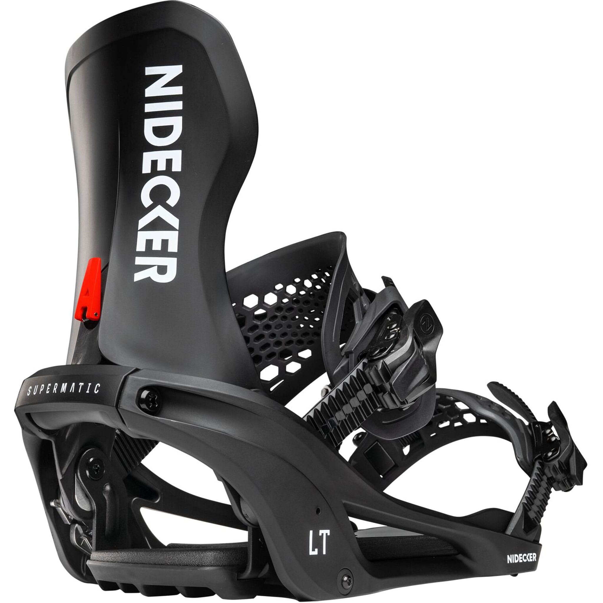 Nidecker LT Supermatic Snowboard Binding Black 2027 Mens Snowboard Bindings