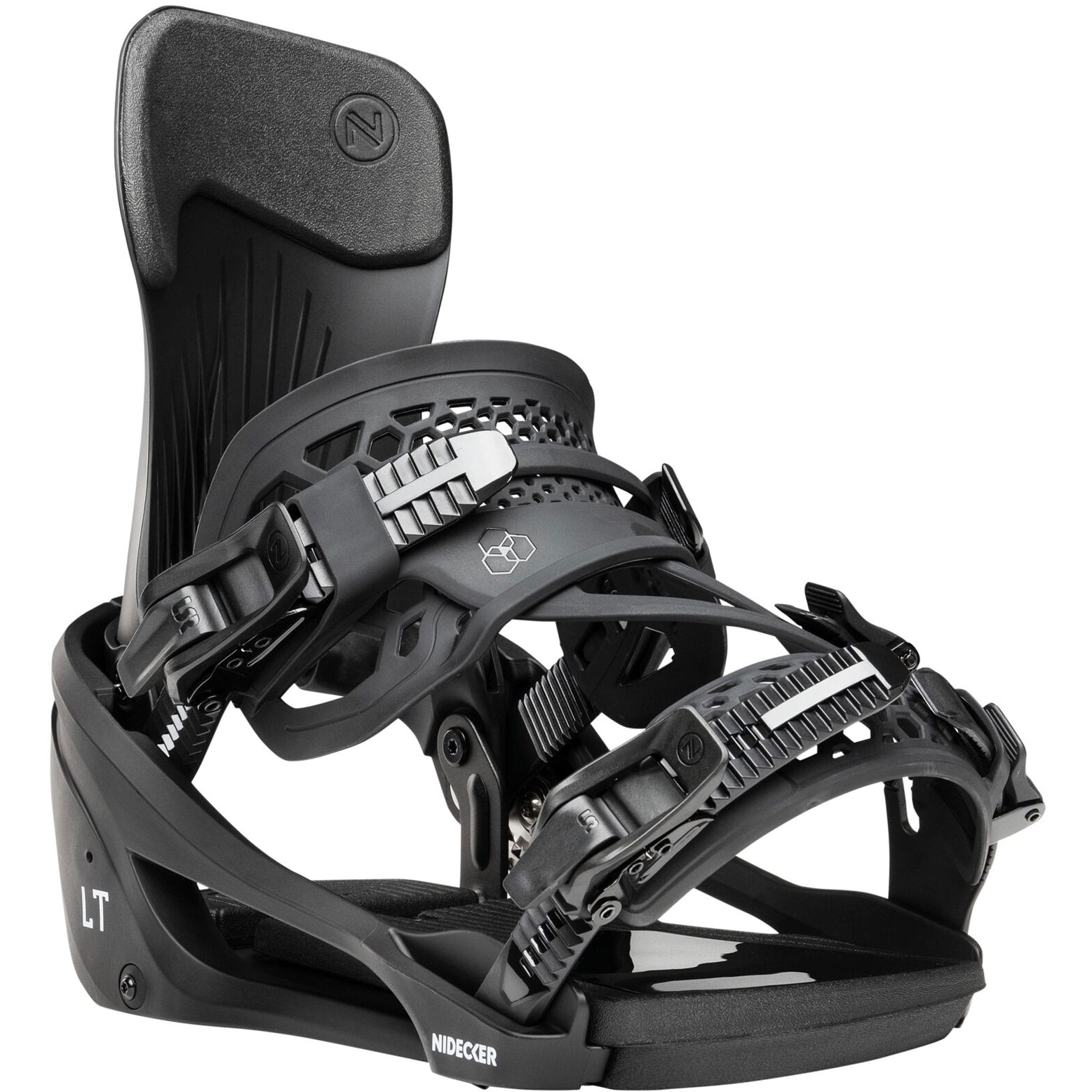 Nidecker LT Supermatic Snowboard Binding Black 2027 Mens Snowboard Bindings