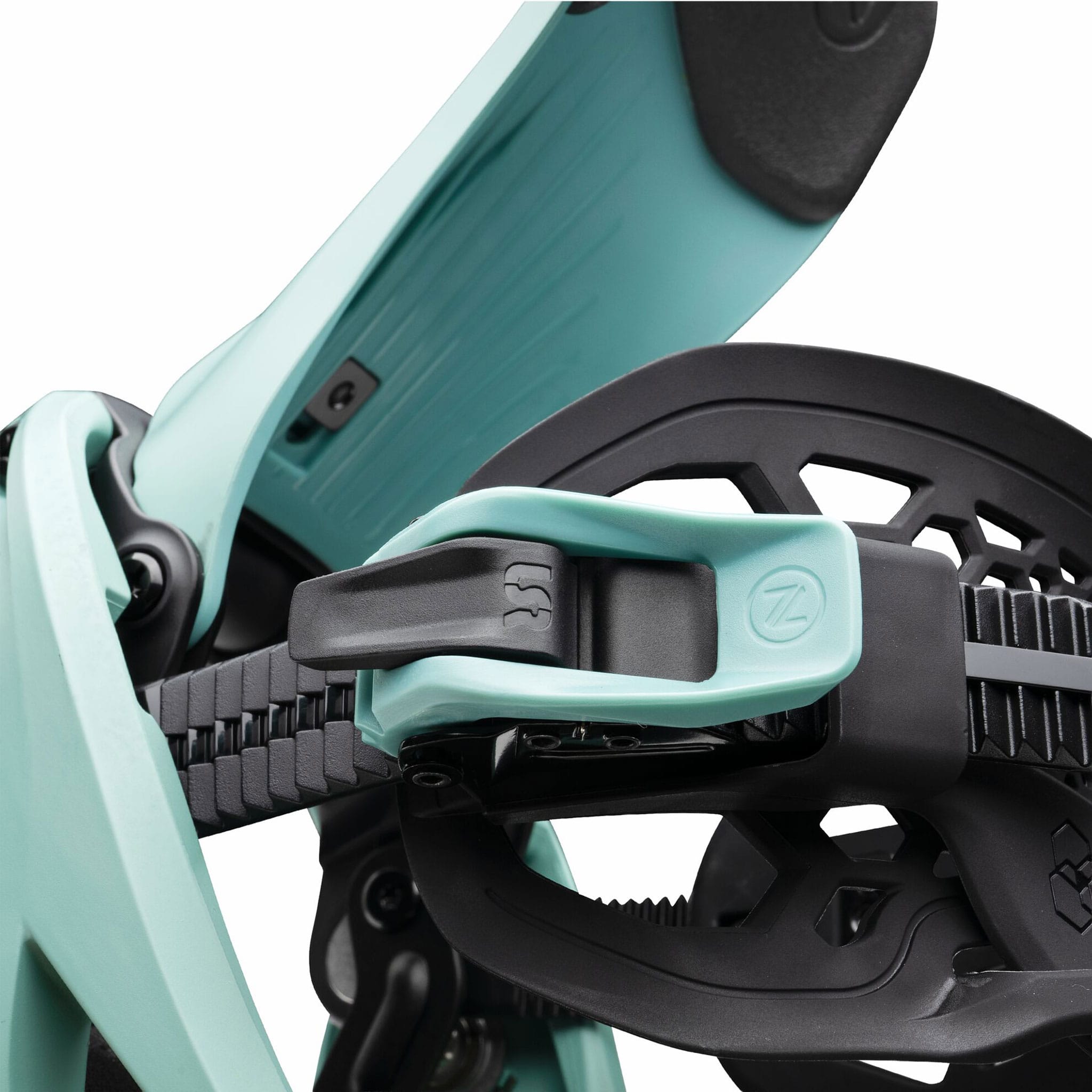 Nidecker LT Supermatic Snowboard Binding Teal 2027 Mens Snowboard Bindings