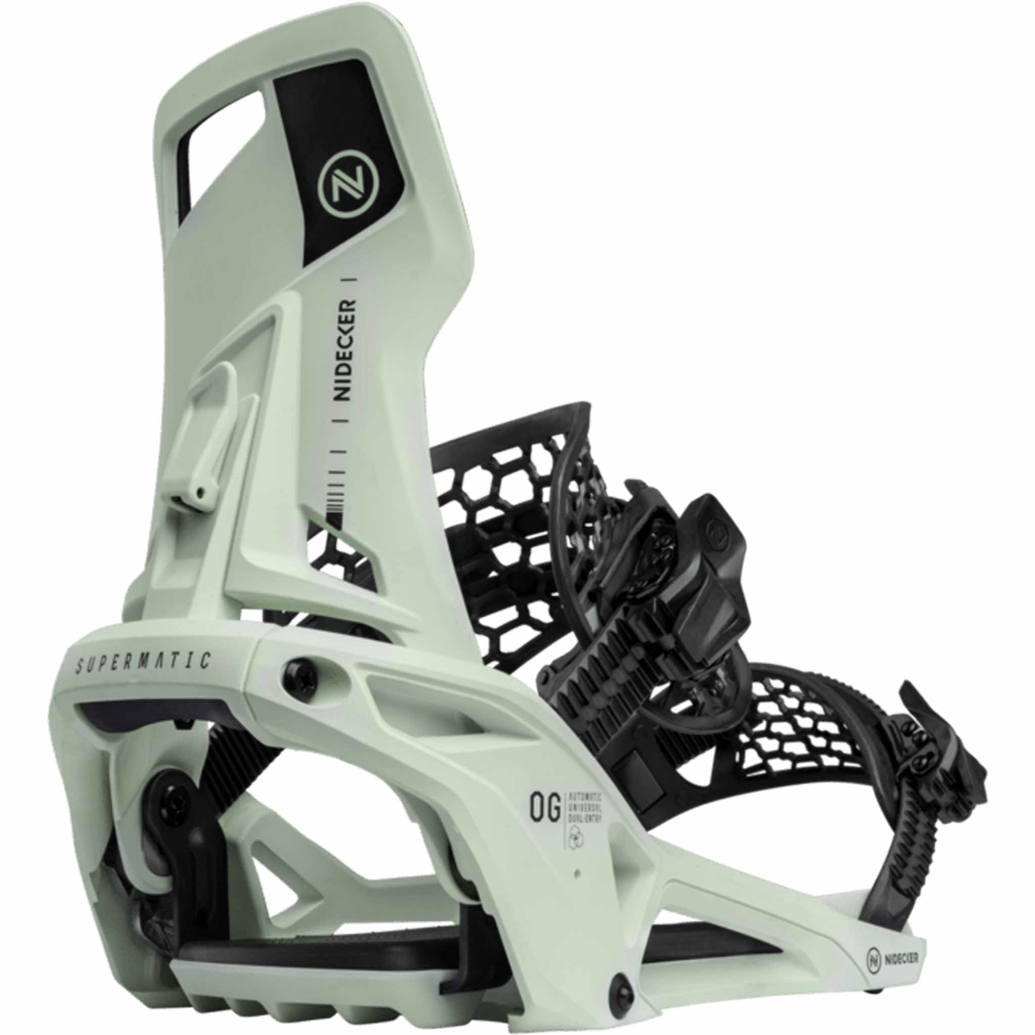 Nidecker OG Supermatic Hybrid Snowboard Binding Mint 2026 Mens Bindings