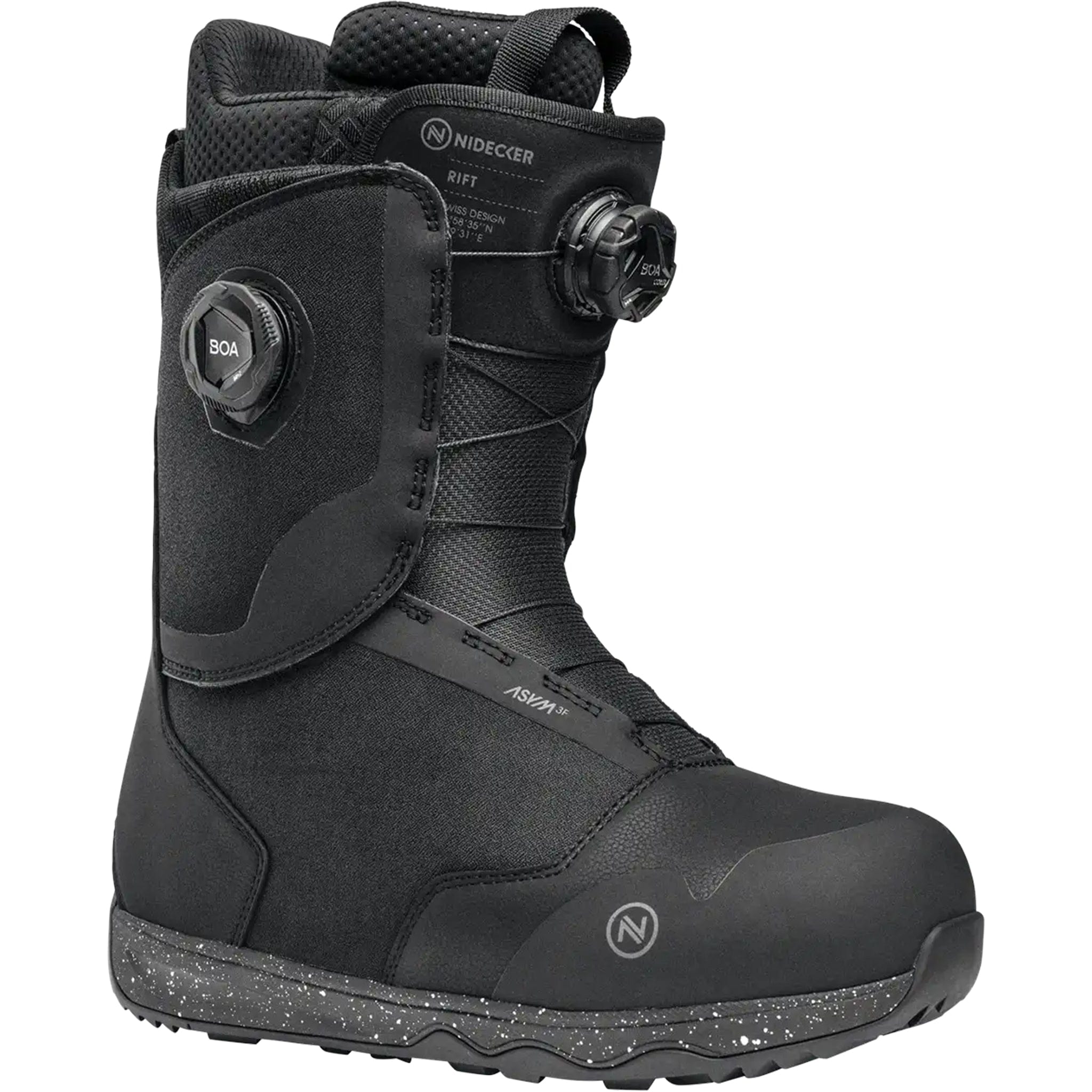 Nidecker Rift BOA Snowboard Boot Black 2026 Mens Snowboard Boots